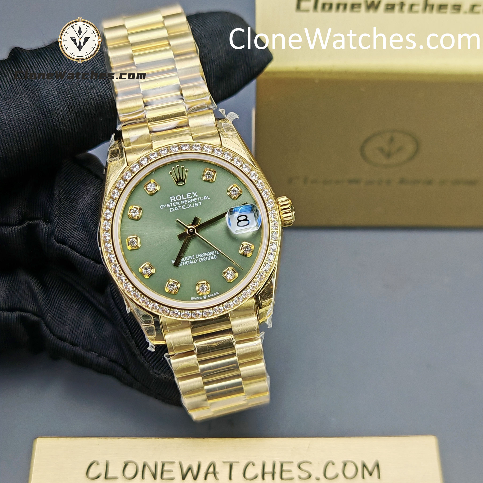 Rolex Super Clone Watches 1:1 DateJust m278288rbr-0007 President 31MM 2236 Movement