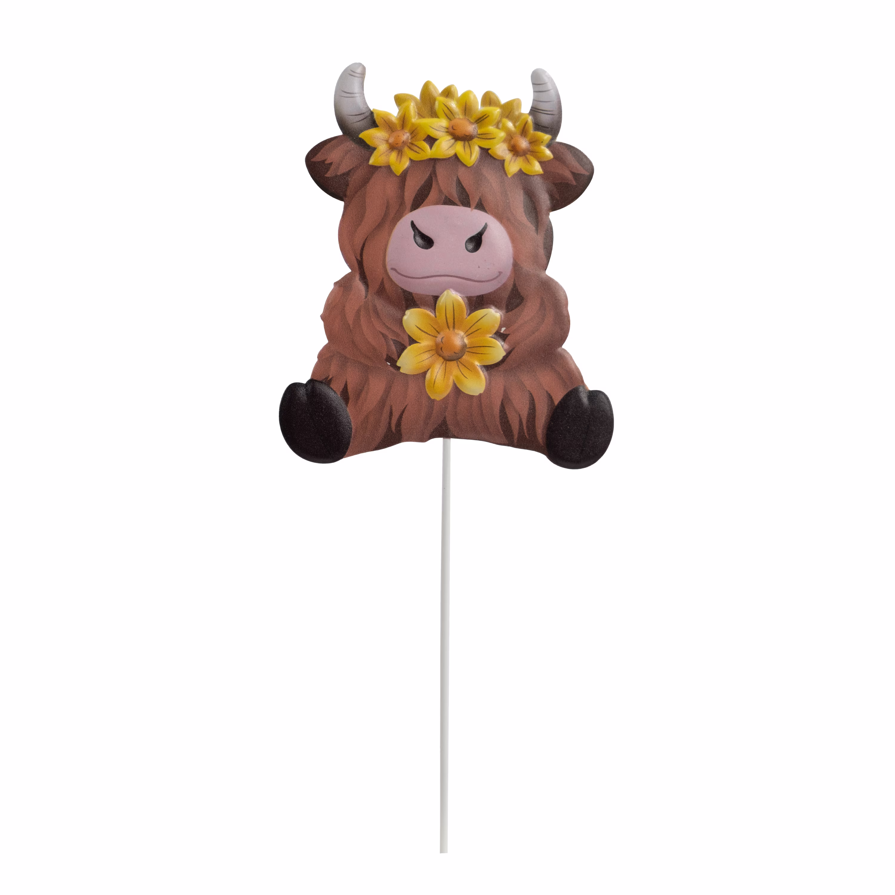 Mainstays Pink Weather-Resistant Metal Bow Garden Stake, 1 Piece
