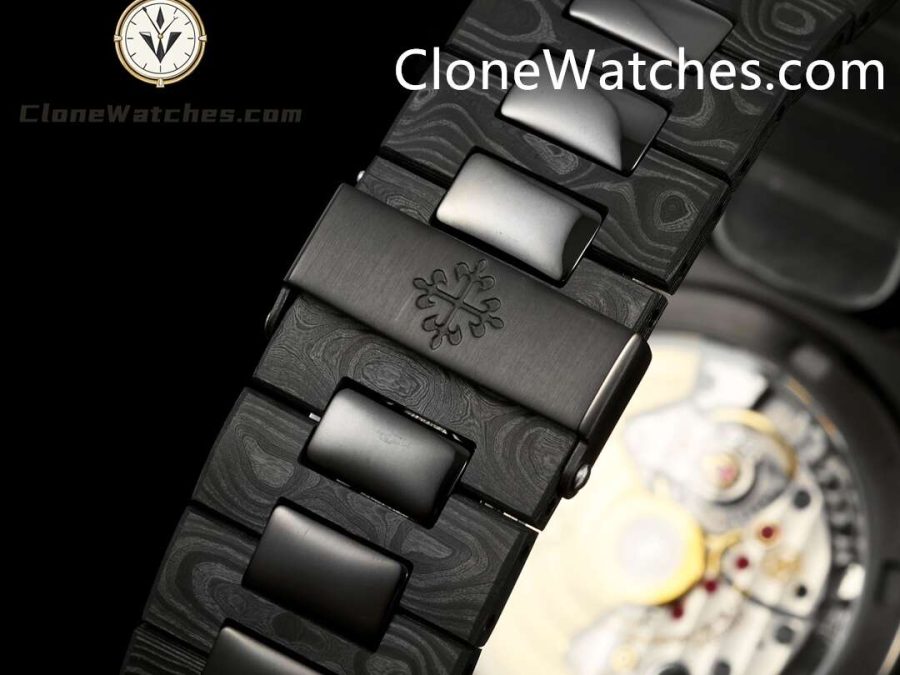 Modified Super Clone Watches 1:1 DiW Patek Philippe Nautilus 5711 BLACK GRAIL KHAKI