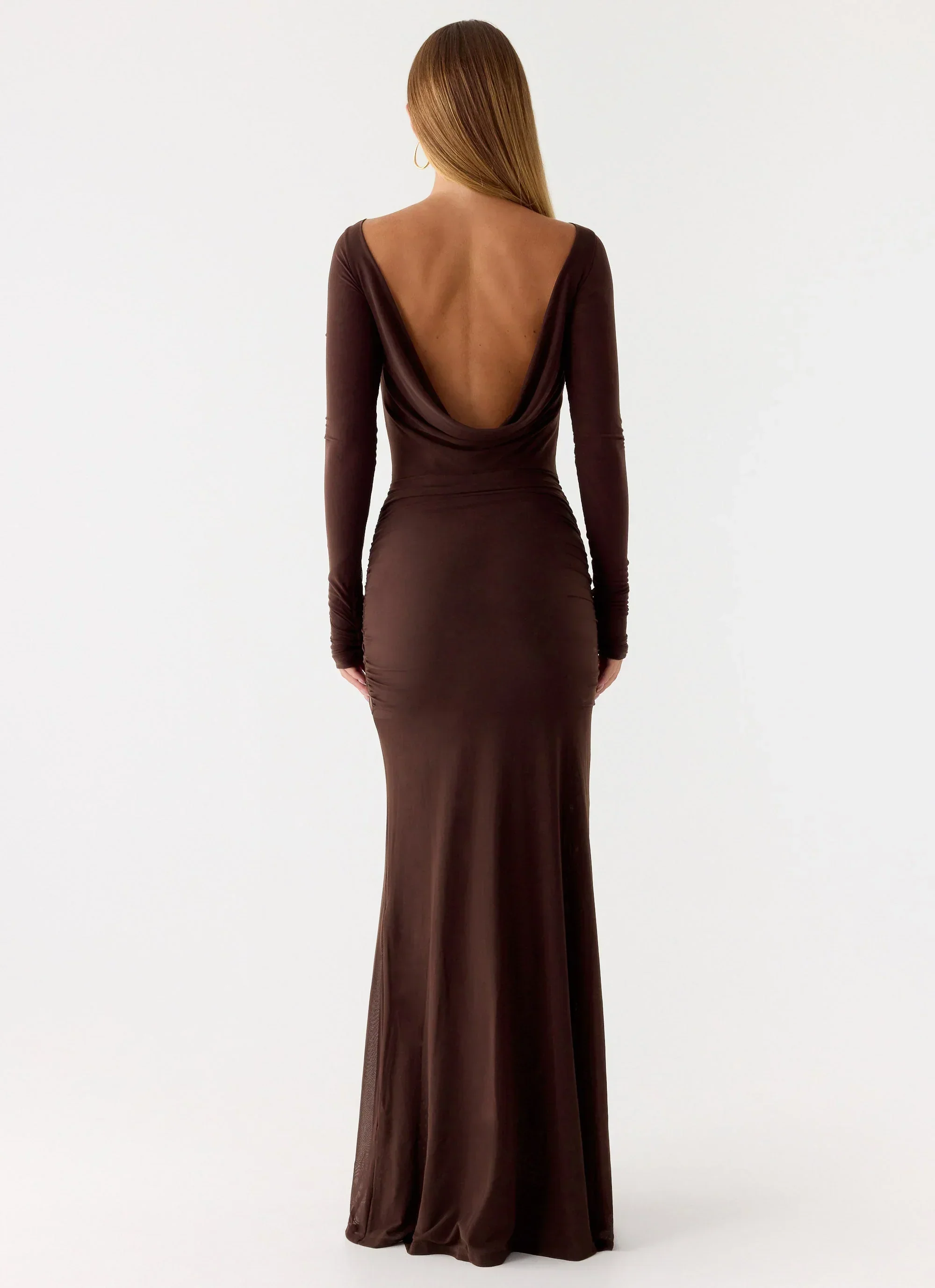 Dray Maxi Dress - Chocolate
