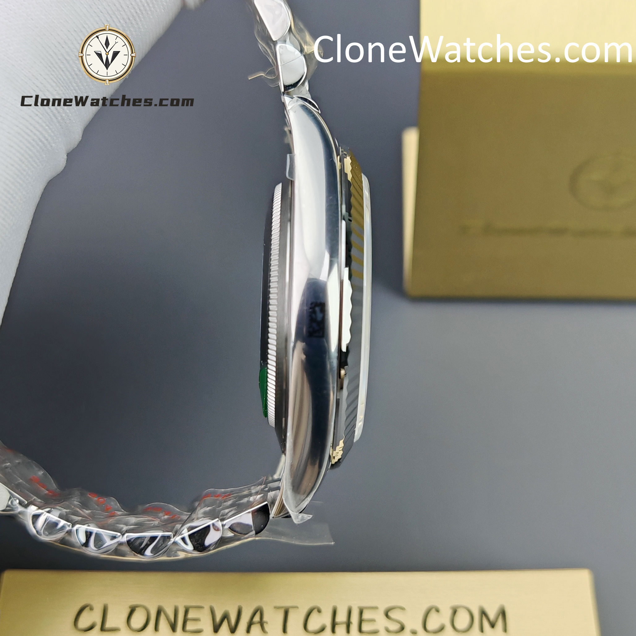 Rolex Super Clone Watches 1:1 DateJust Black Diamond Dial Jubilee 41MM m126334-0012 3235 Movement