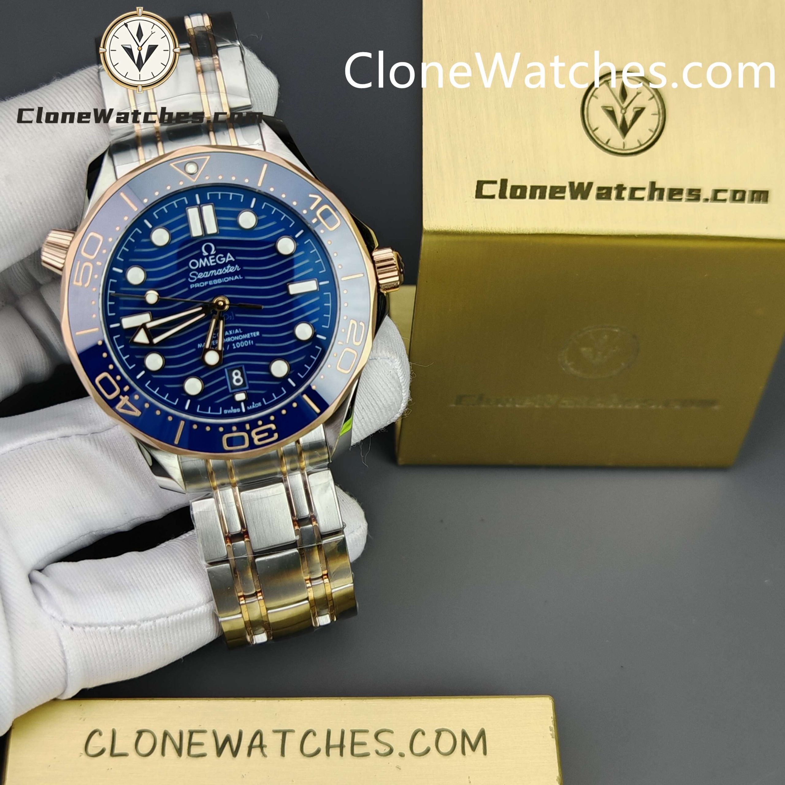 OMEGA Super Clone Watches 1:1 Seamaster Diver 300M 210.20.42.20.03.002 42mm