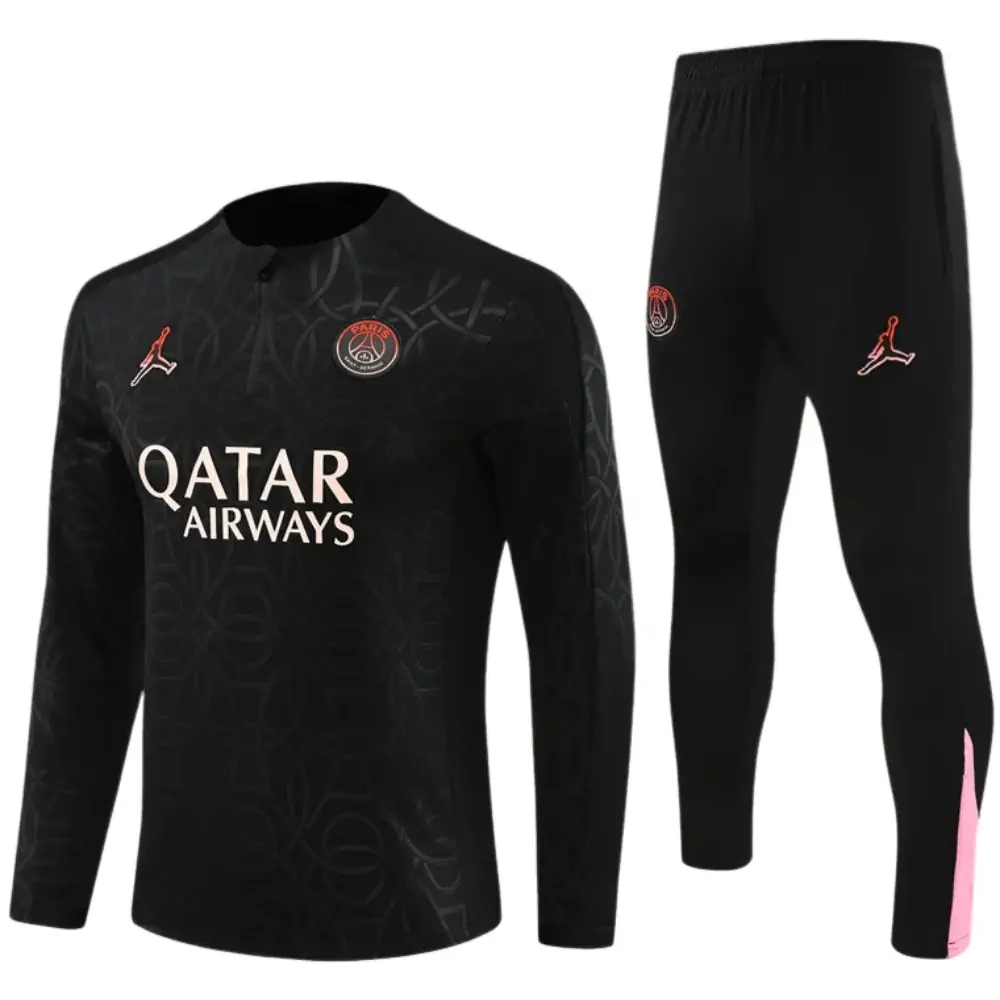 2024-25 New Season Jordan Paris Black [Stamped] Children's Training Suit