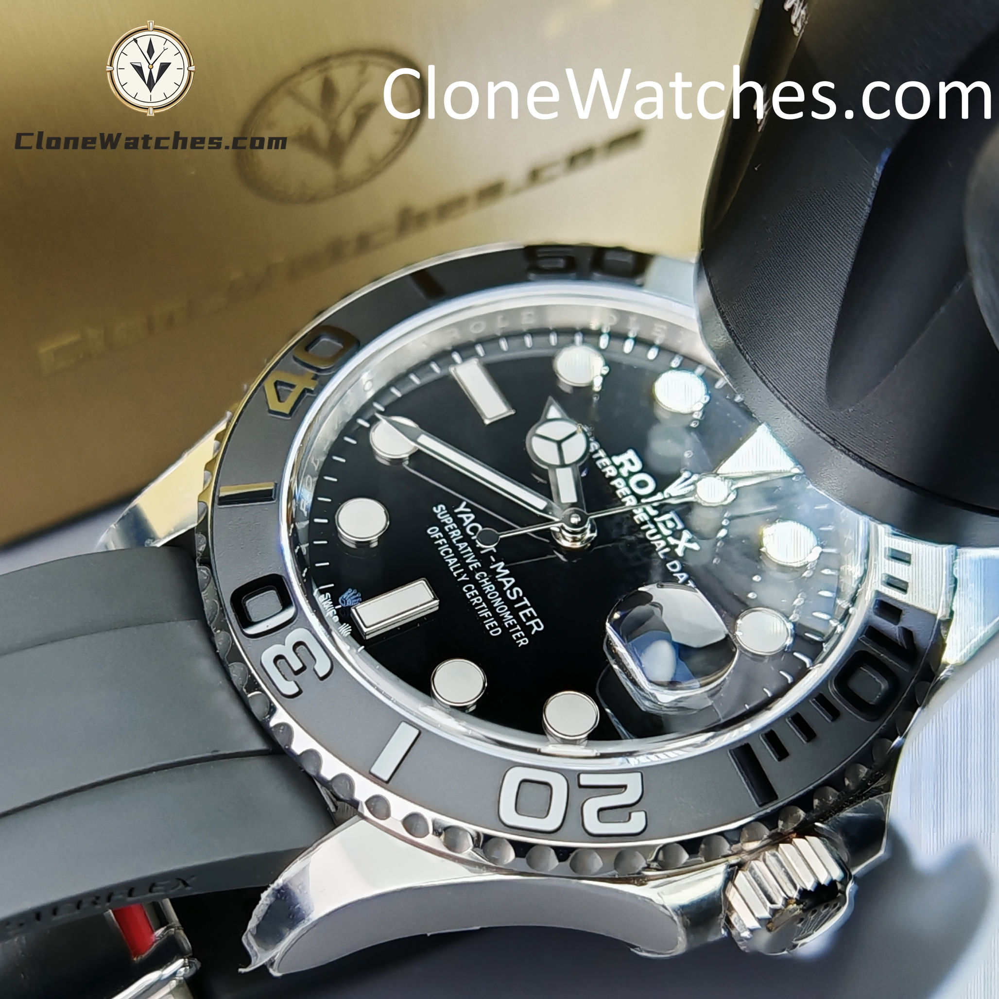 Rolex Super Clone Watches 1:1 Yacht Master White Gold 226659 3235 Movement