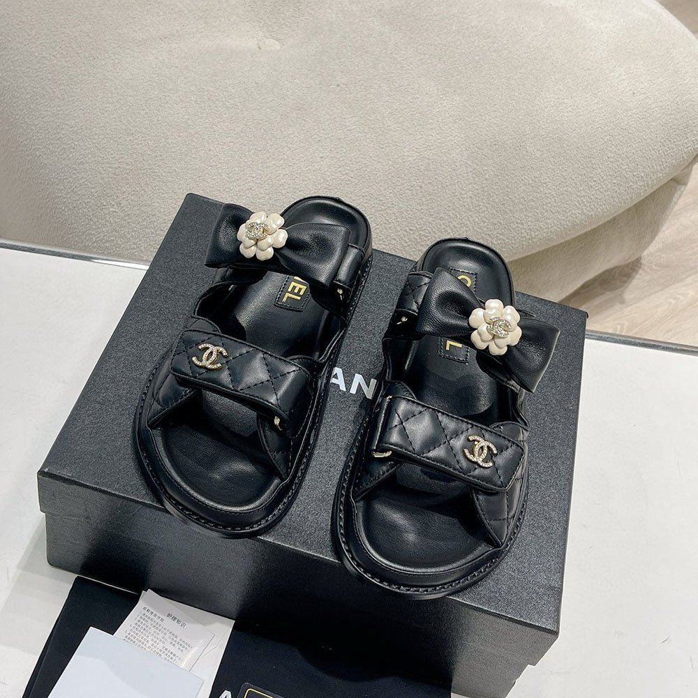 Chanel Fashionable Half Slippers Sandals Slide