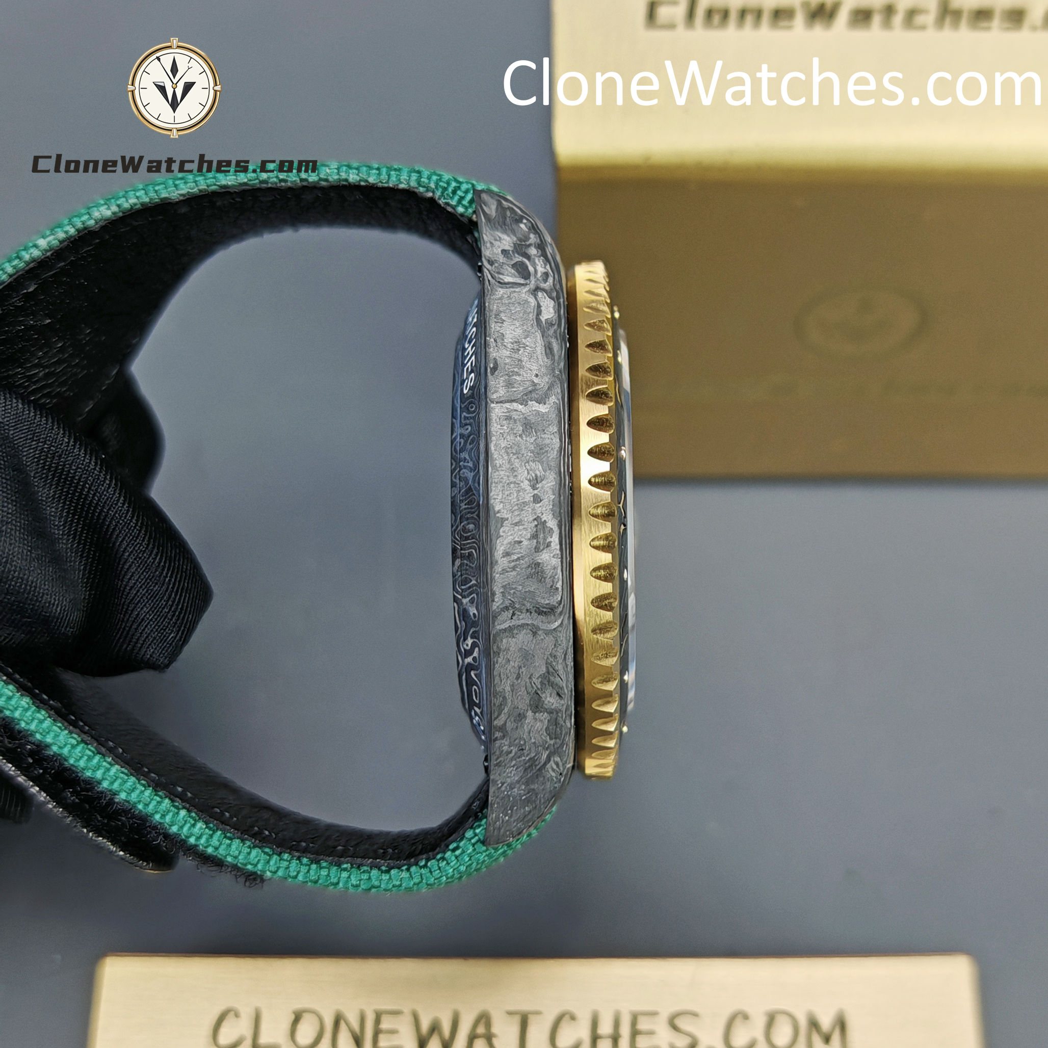 Modified Super Clone Watches 1:1 DIW Rolex GMT Master II NTPT Carbon OASIS Middle East Edition 3285 Movement