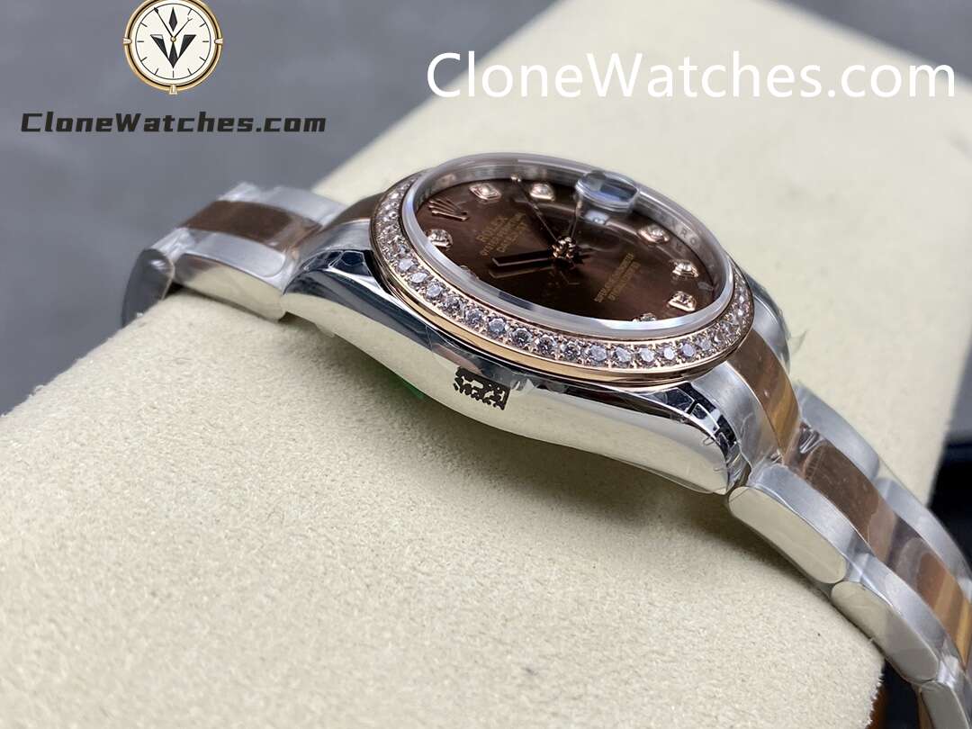 Rolex Super Clone Watches 1:1 DateJust m278381rbr-0027 Oyster 31MM 2236 Movement