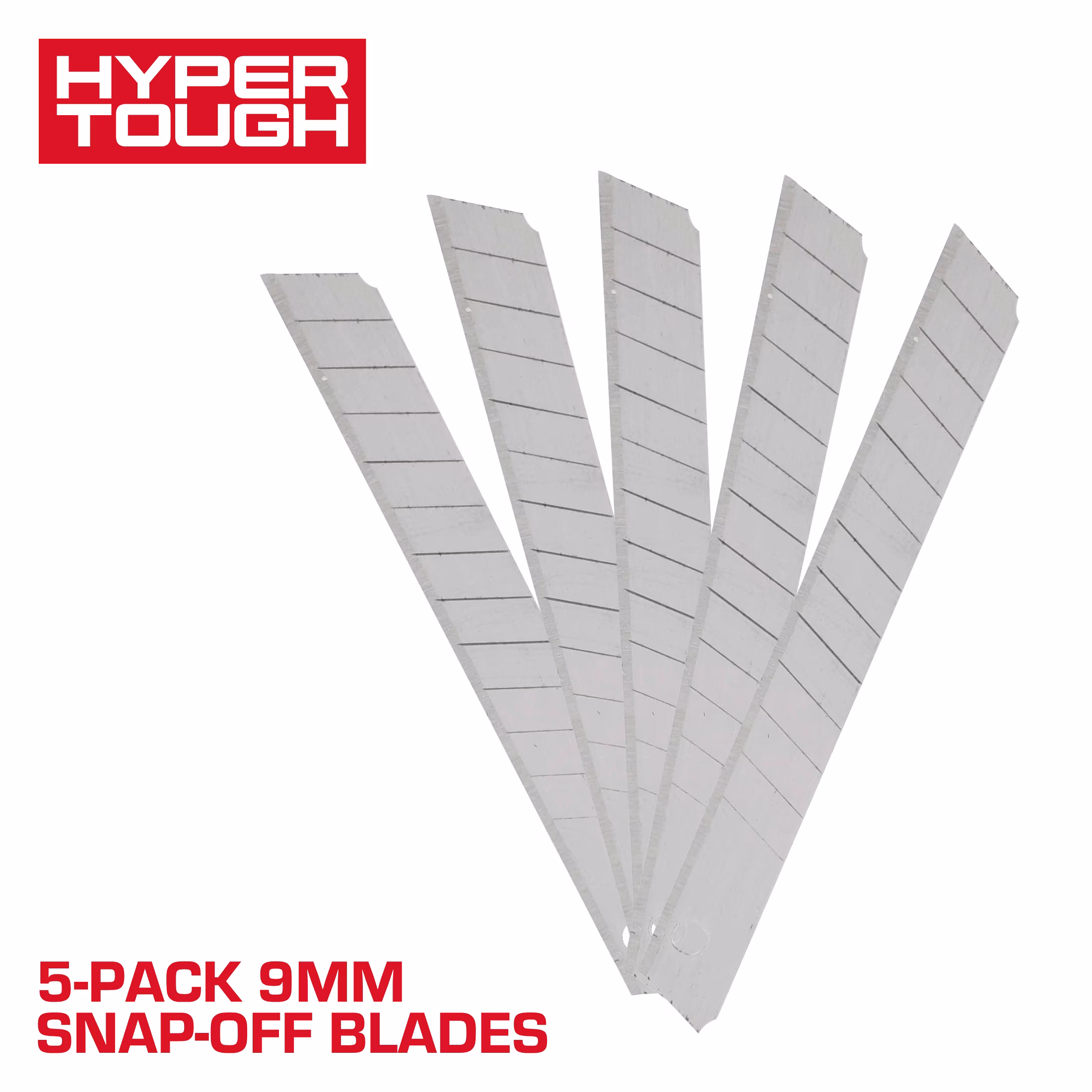 Hyper Tough 9 mm Snap-Off Blades, 5 Pack