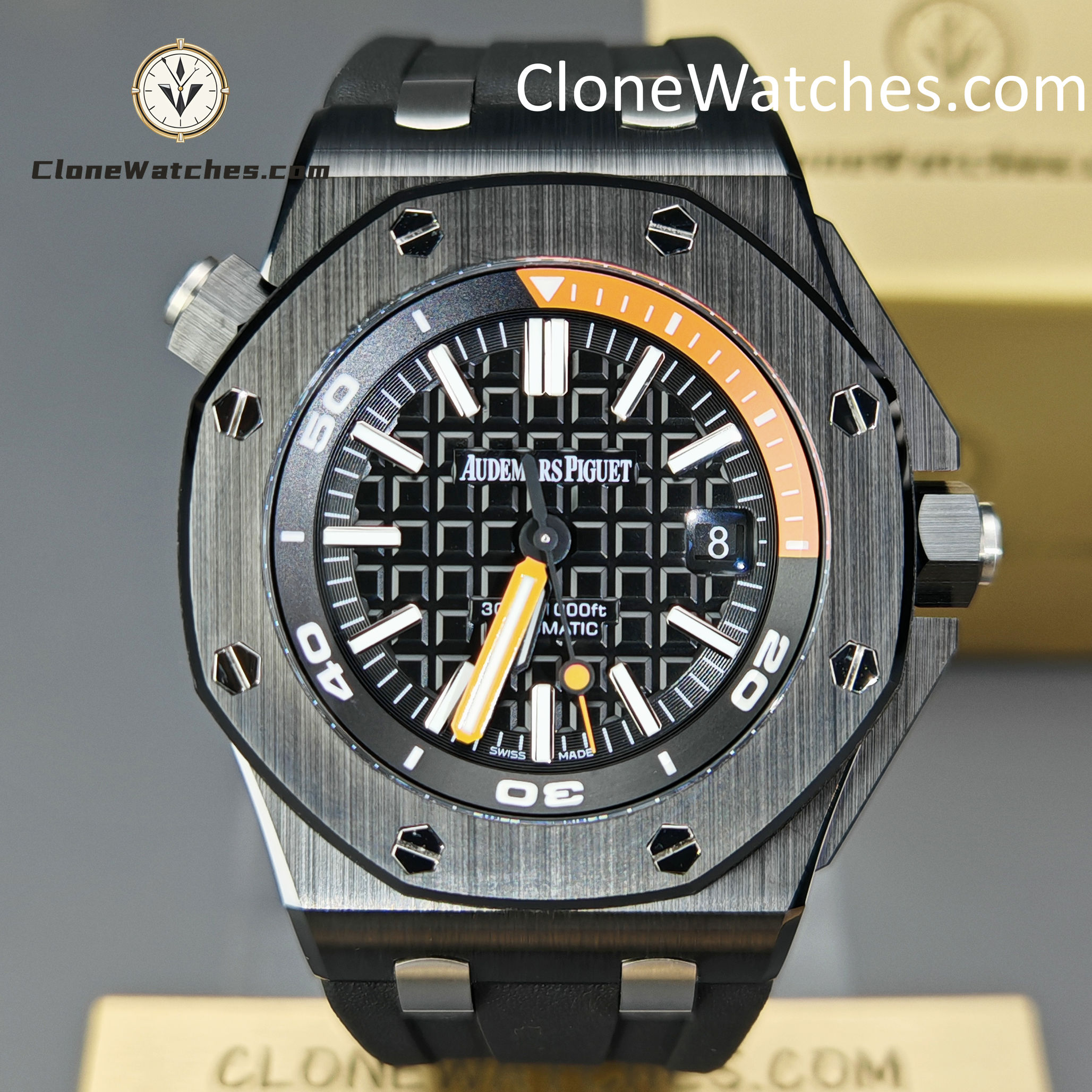 Audemars Piguet Super Clone Watches 1:1 Royal Oak Offshore 15707 Black Dial