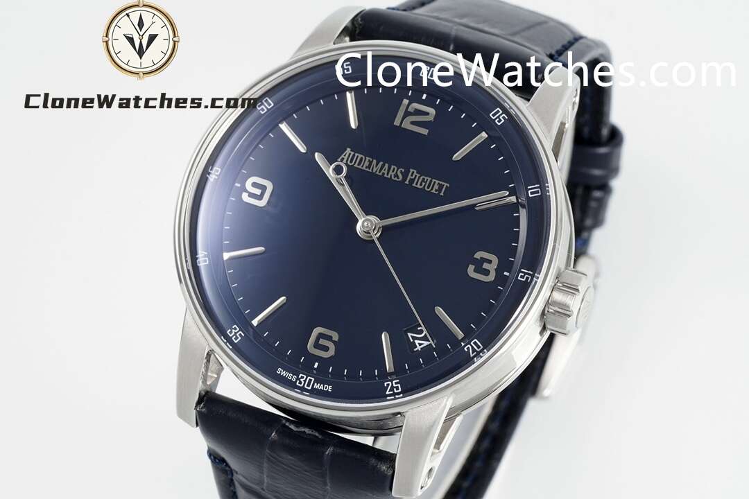 Audemars Piguet Super Clone Watches 1:1 Code 11.59 by 15210BC Blue Dial 41MM