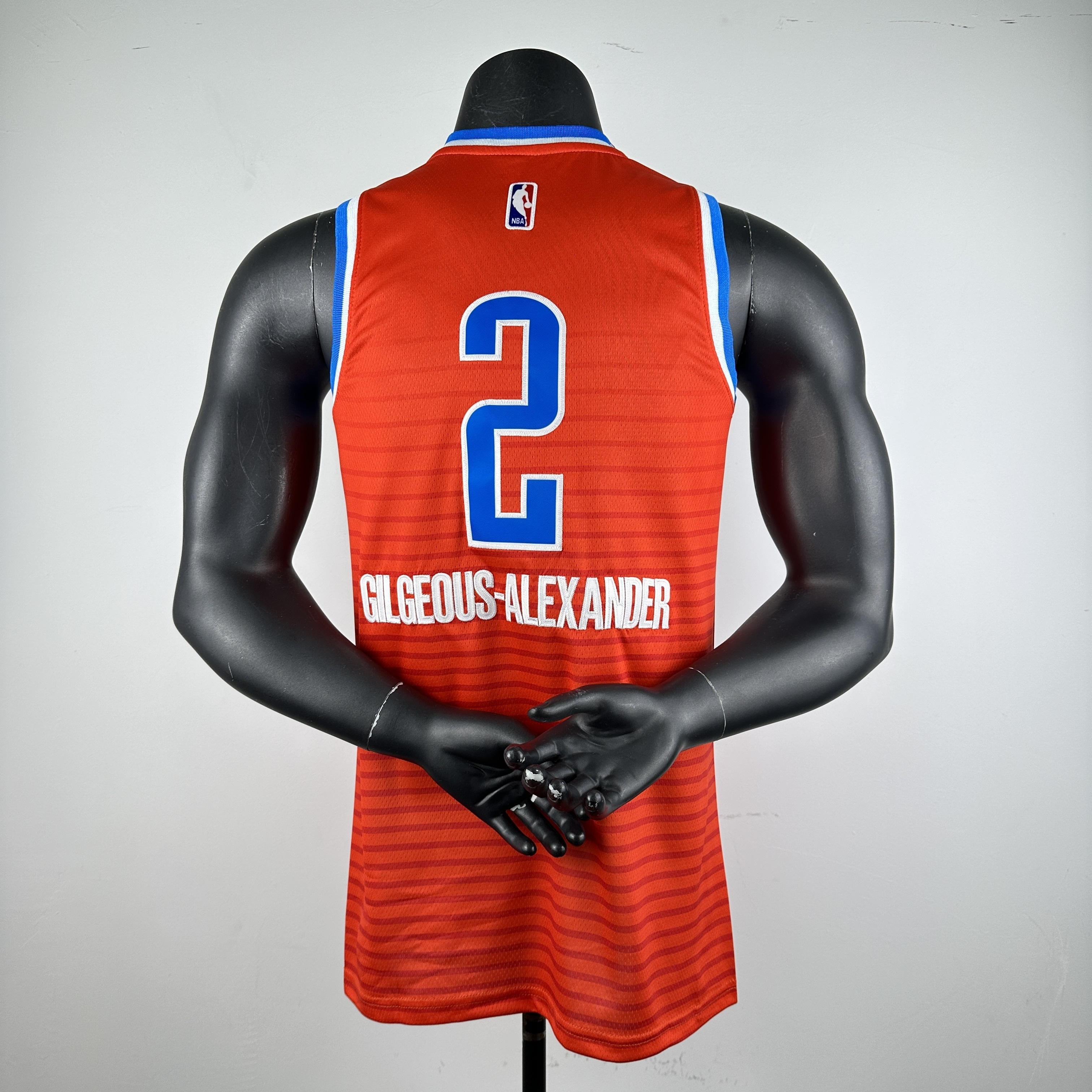 Embroidered Thunder Orange Jumpman No. 2 Alexander