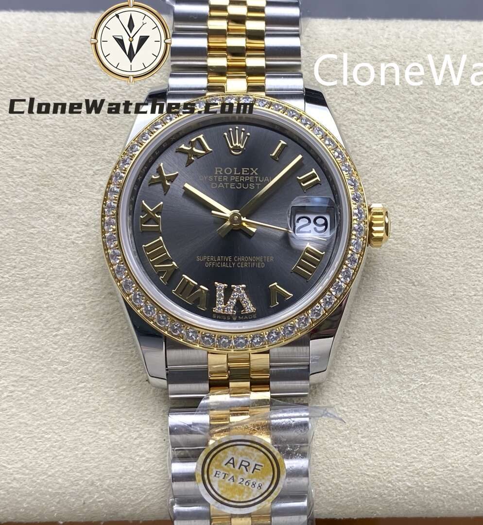 Rolex Super Clone Watches 1:1 DateJust m278383rbr-0018 Jubilee 31MM 2236 Movement