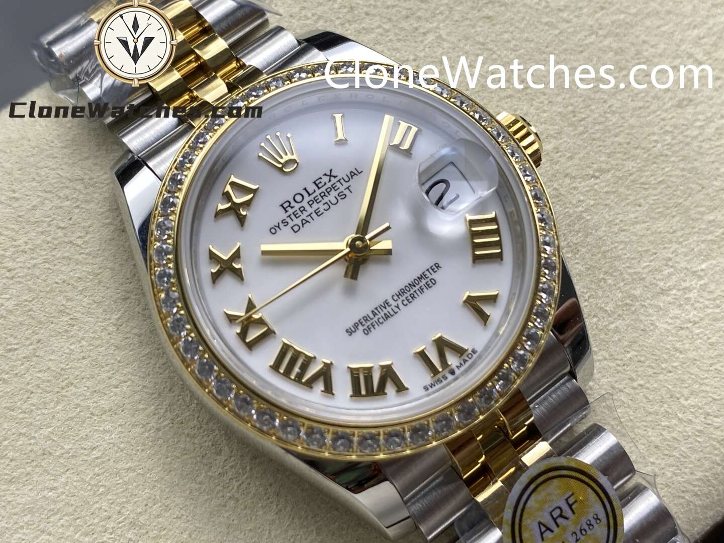 Rolex Super Clone Watches 1:1 DateJust m278383rbr-0002 Jubilee 31MM 2236 Movement