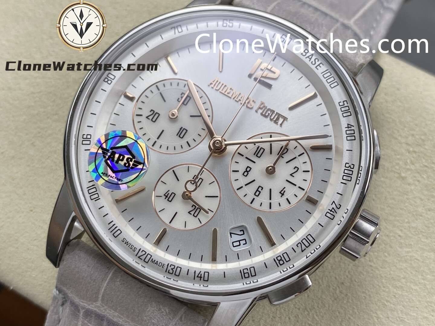 Audemars Piguet Super Clone Watches 1:1 Code 11.59 Gray Dial 26393CR 41mm