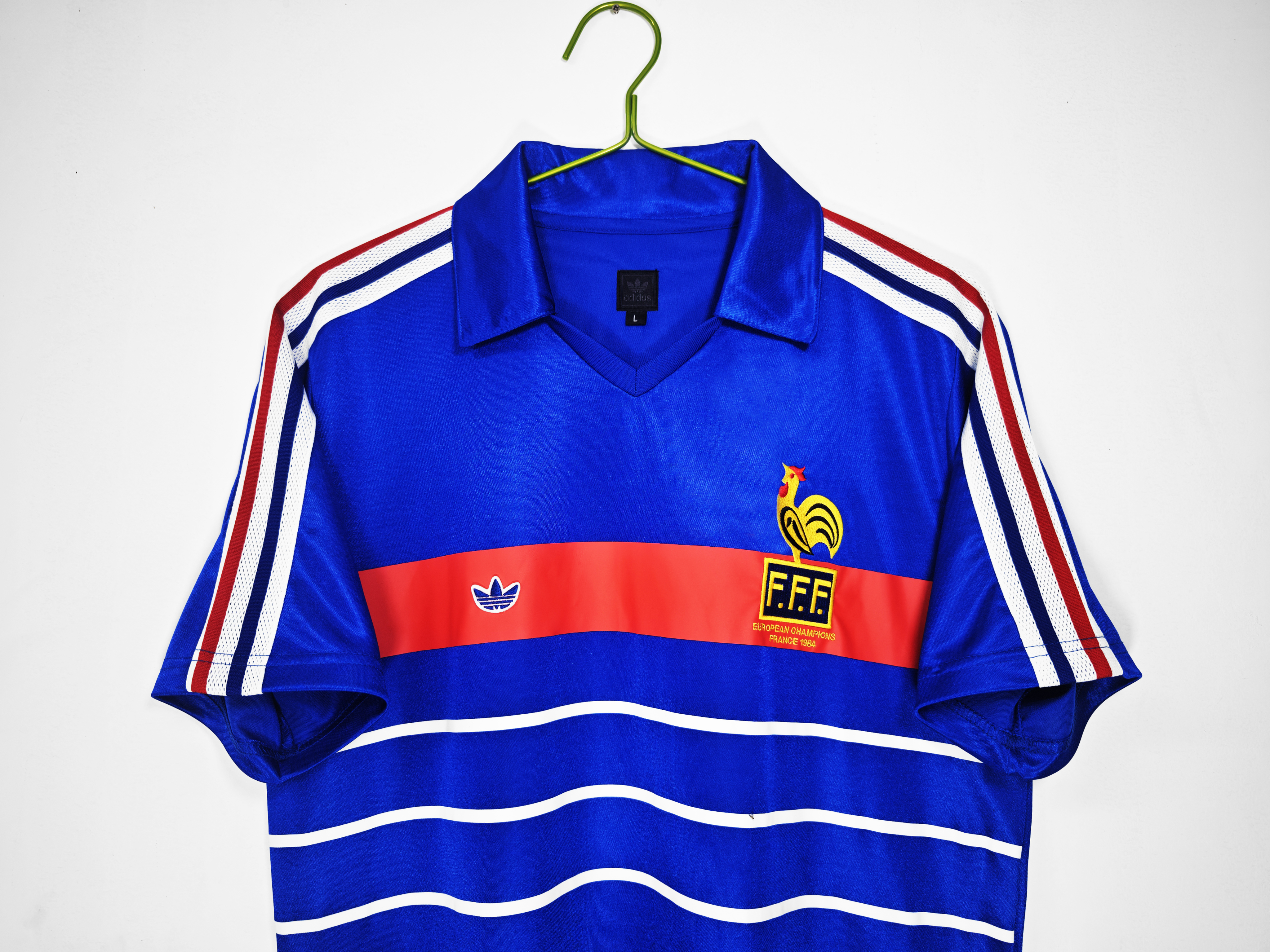 1984 France home retro jersey - Fans Edition