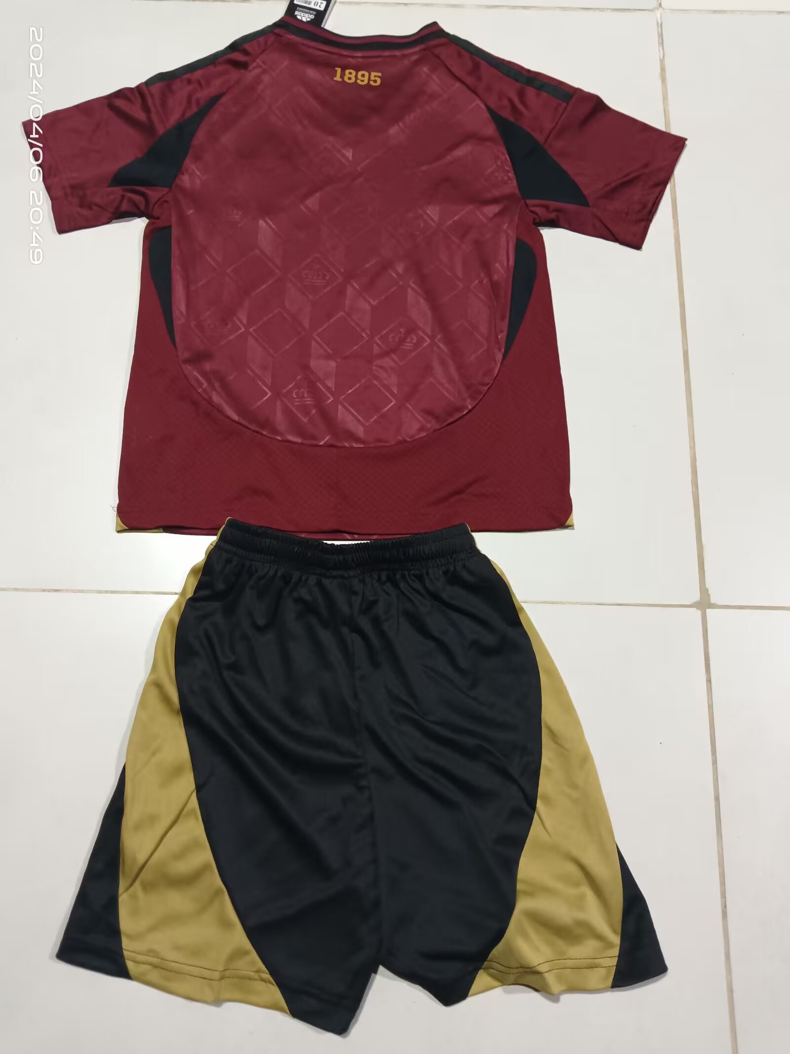 2024-25 Belgium Home Children's Jersey Set - Fans Edition