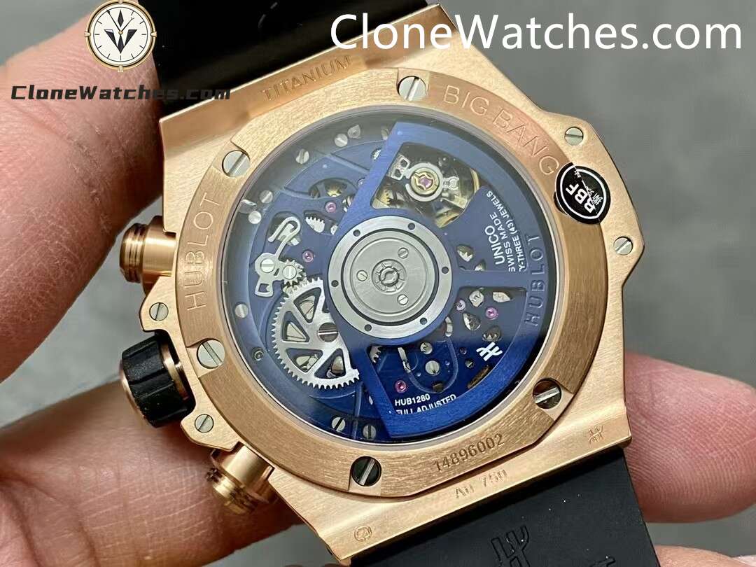 Hublot Super Clone Watches 1:1 Big Bang Unico King Gold Blue Ceramic 42MM 441.OL.5181.RX