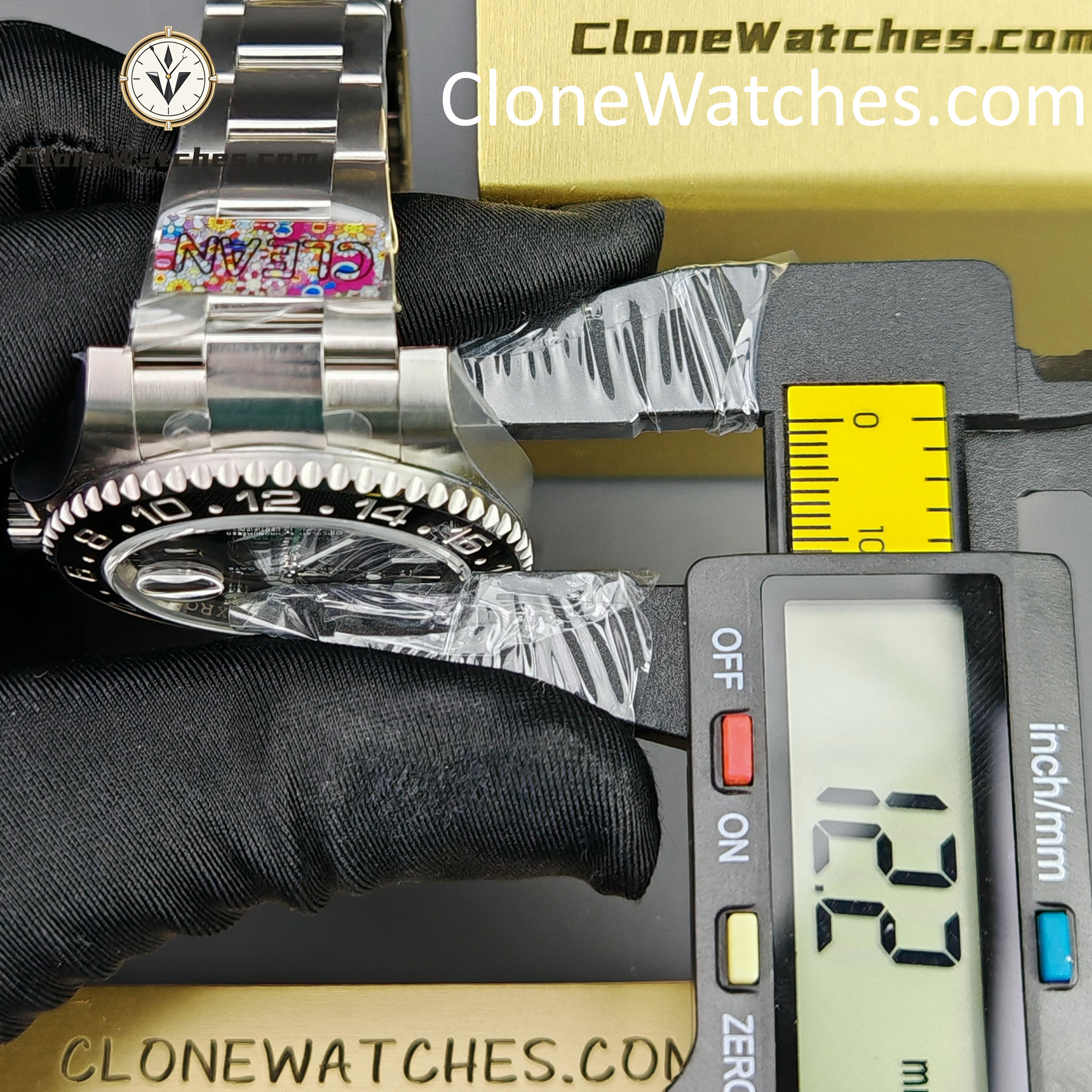 Rolex Super Clone Watches 1:1 GMT Master II 116710LN-0001 Oyster 3186 Movement