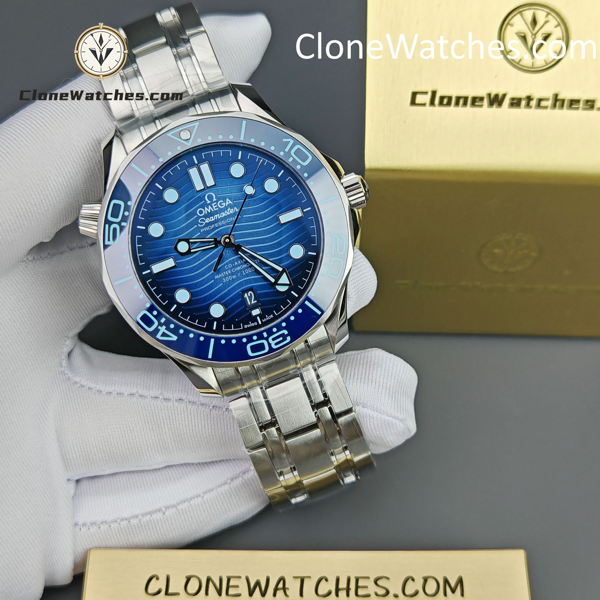 OMEGA Super Clone Watches 1:1 Seamaster Diver 300M Summer Blue 210.30.42.20.03.003 42MM