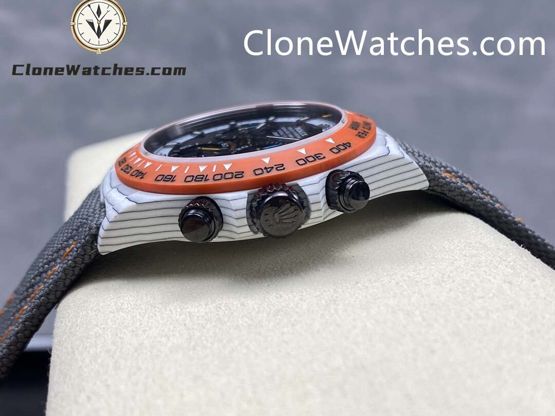 Modified Super Clone Watches 1:1 DiW Rolex Daytona Quartz Fiber OCELLARIS