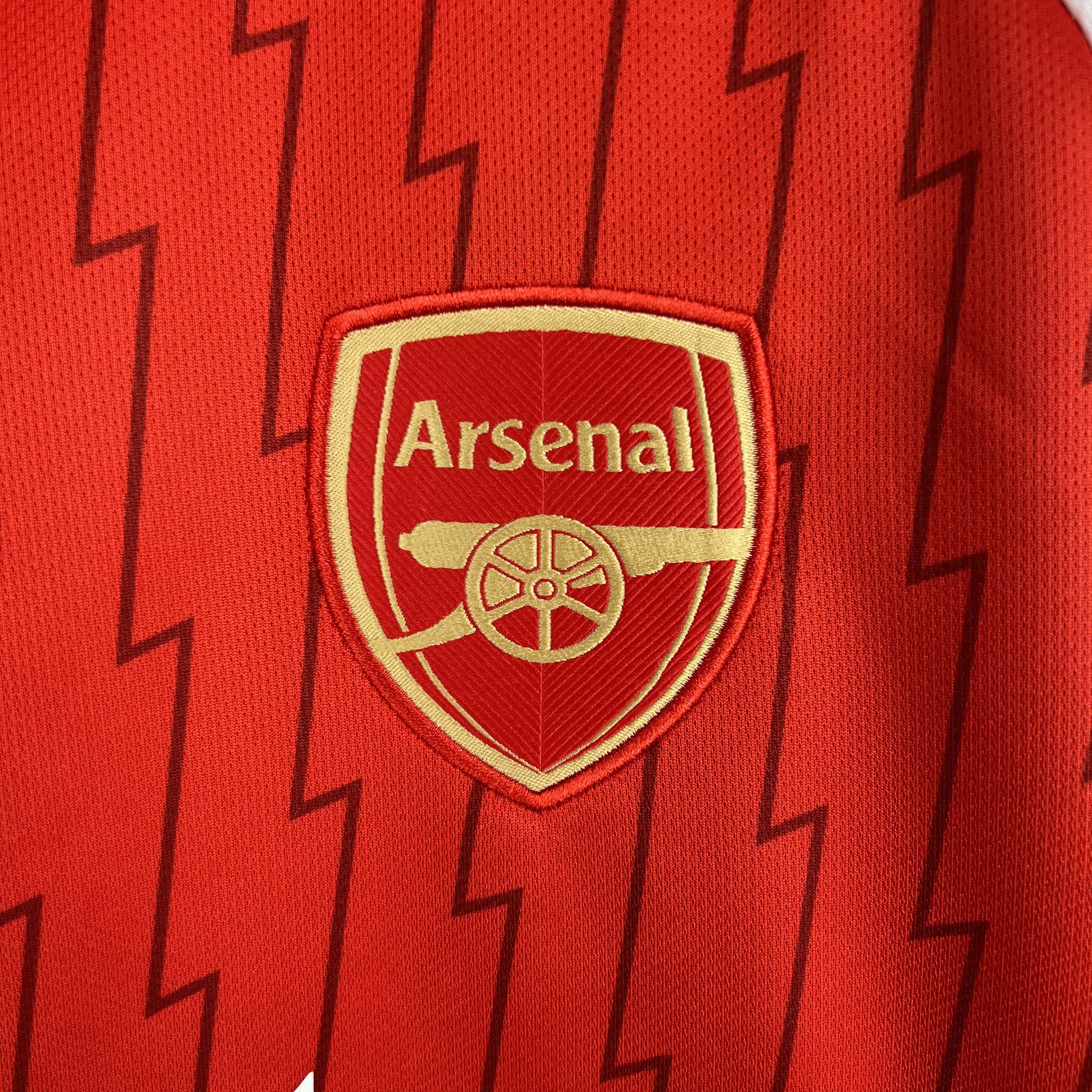 2023/2024 Long Sleeve Arsenal Home Football Shirt 1:1 Thai Quality-Fans