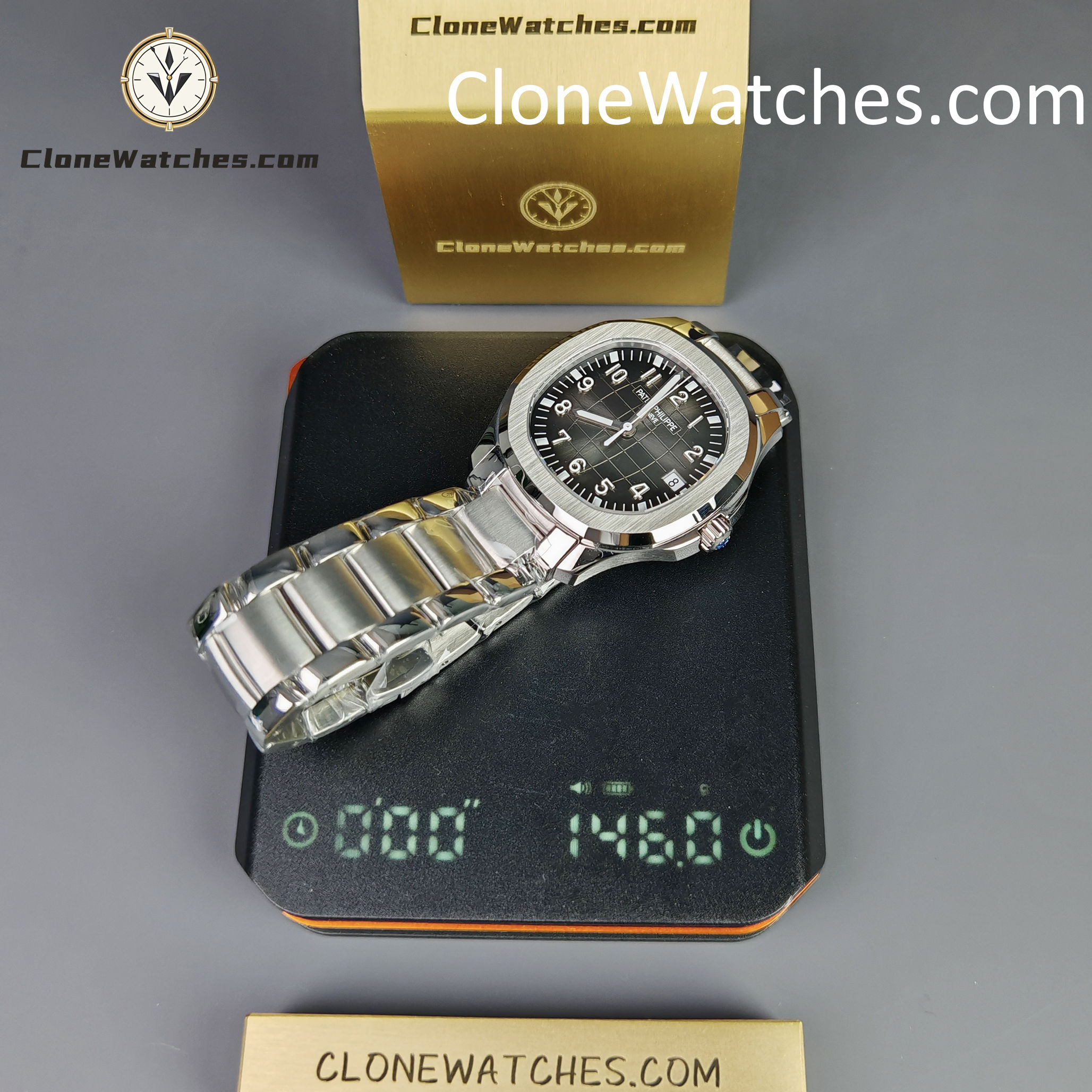 Patek Philippe Super Clone Watches 1:1 Aquanaut 5167/1A-001 Black Dial 40mm