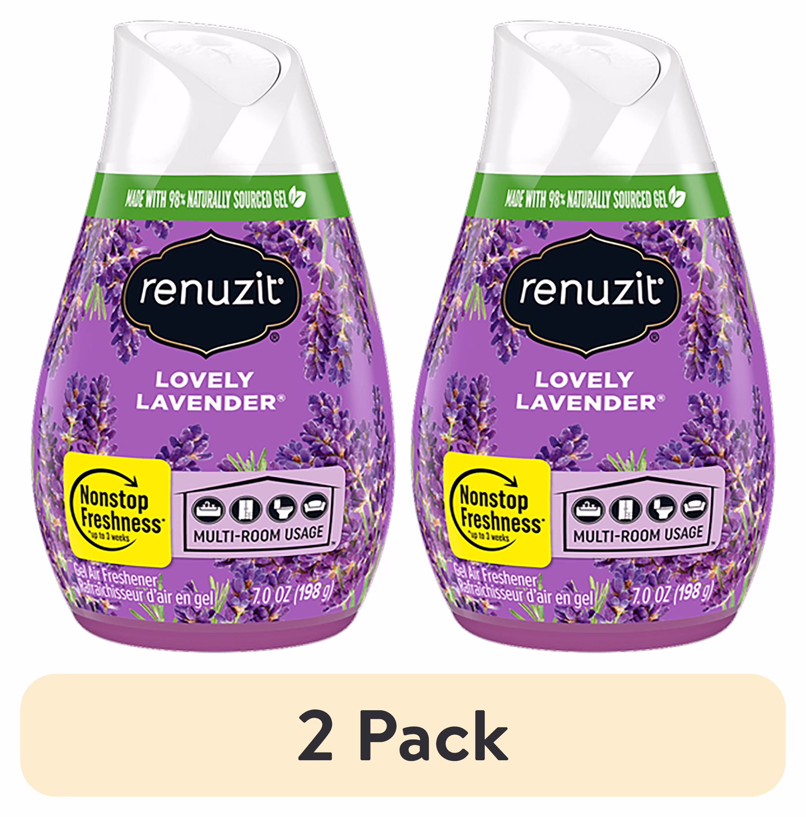 (2 pack) Renuzit Adjustable Air Freshener Lavender 12/7oz/198g
