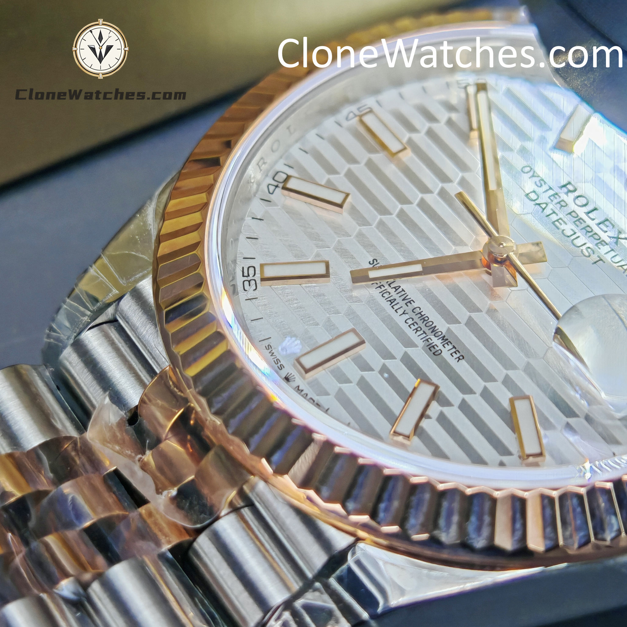 Rolex Super Clone Watches 1:1 DateJust Silver Dial m126331-0018 Jubilee 41MM 3235 Movement