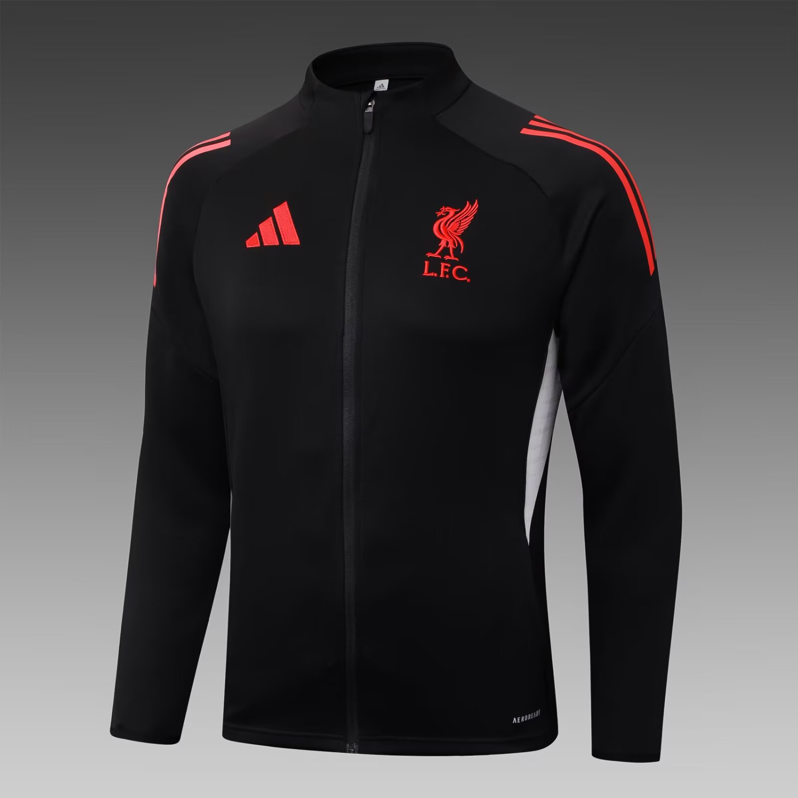 2025/26 Liverpool FC Black Jacket Tracksuit