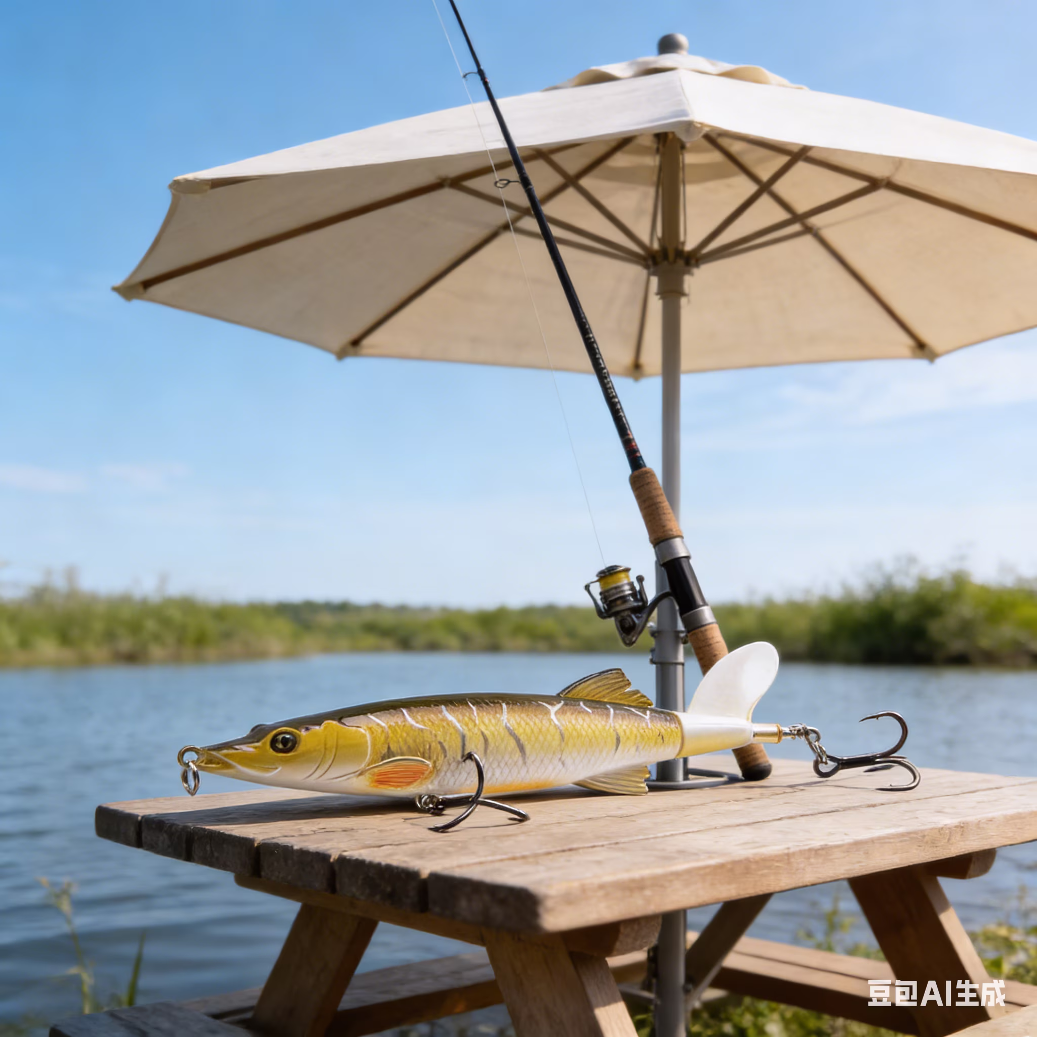 Bisitoy Topwater Fishing Lures, Excellent Hookup Ratio with Propeller Action