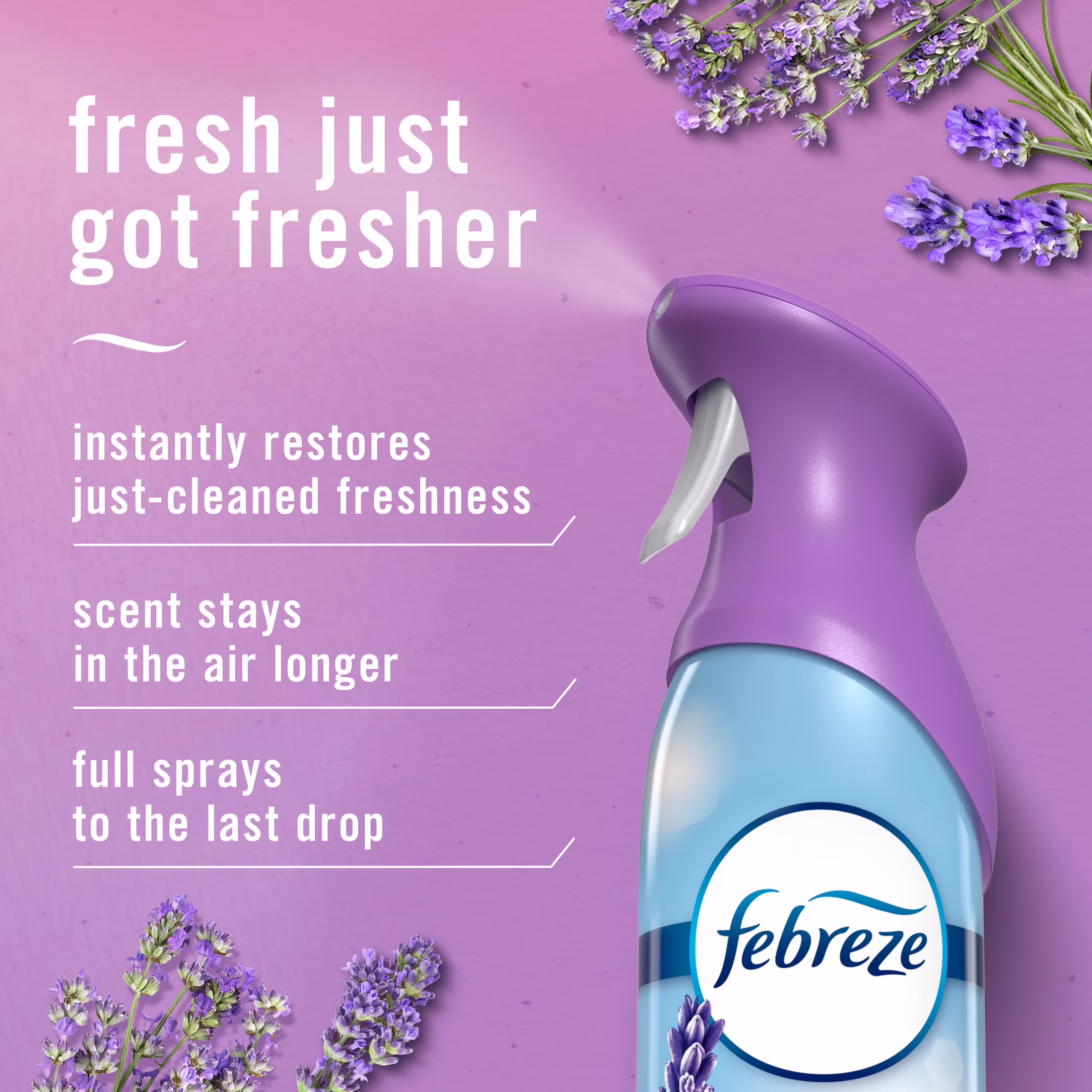 Febreze Air Mist Air Freshener Spray, Twilight Lavender Scent, 8.1oz