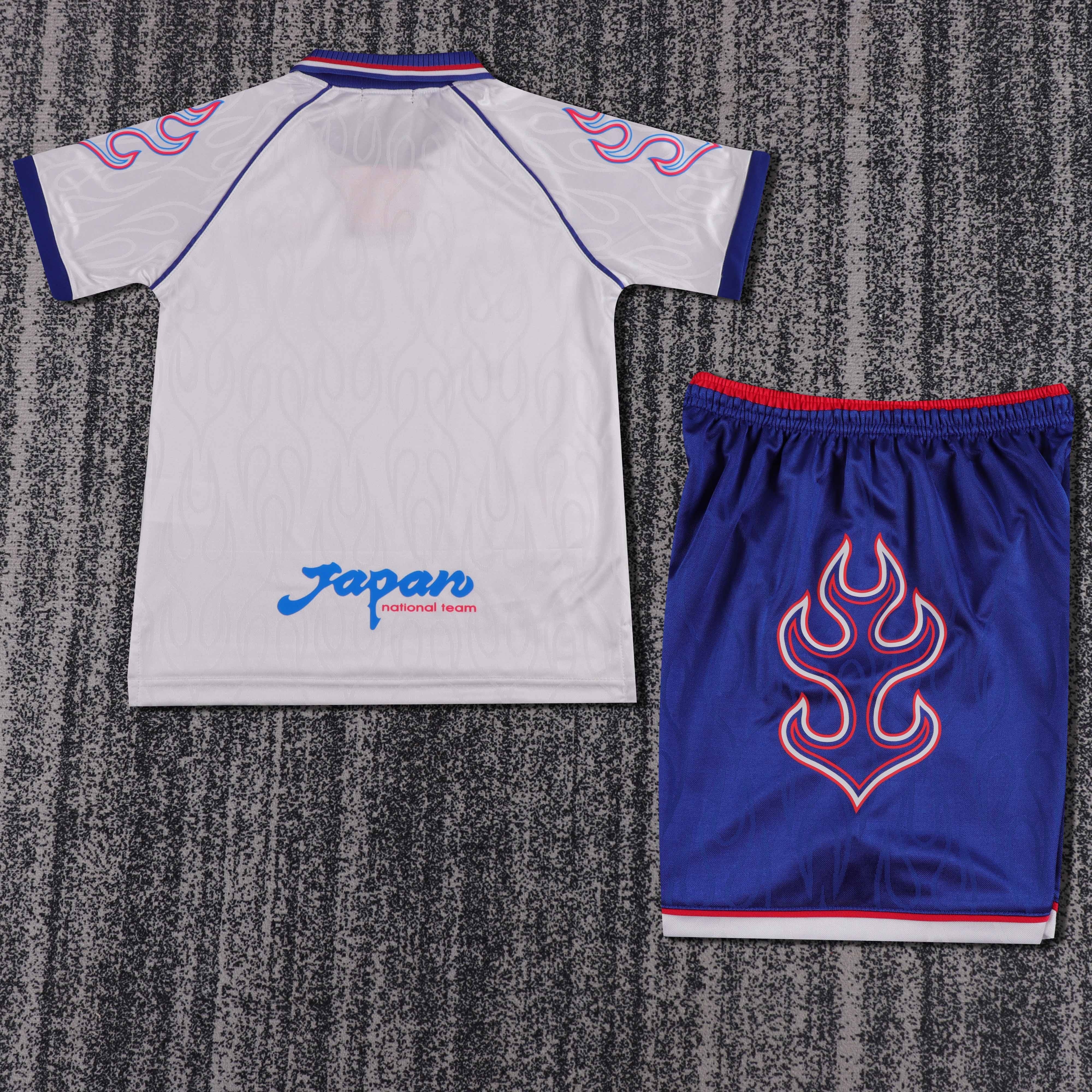 1998 Japan Away Retro Children's Jersey Set - Fans Edition