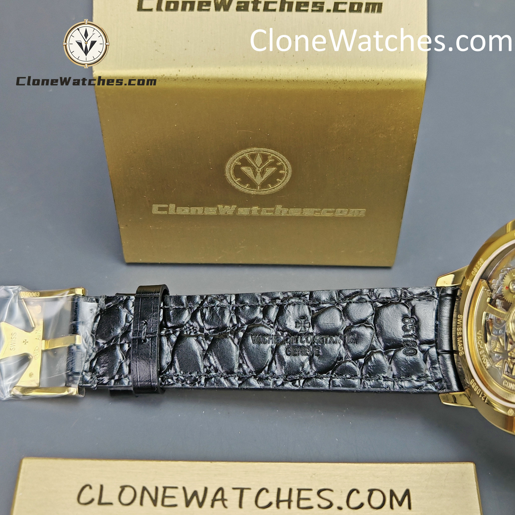 Vacheron Constantin Super Clone Watches 1:1 Patrimony Gold 85180/000J-9231 White Dial