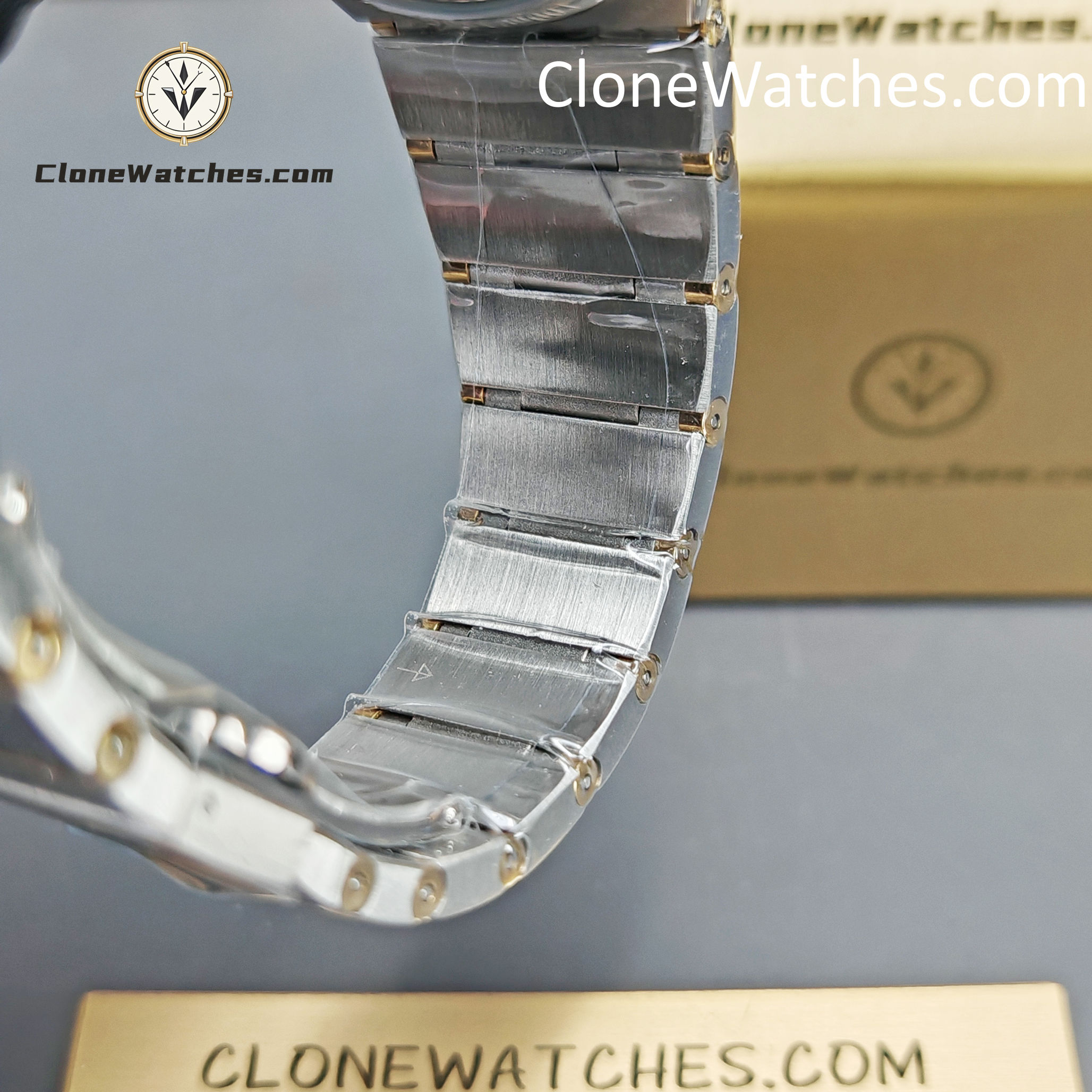 OMEGA Super Clone Watches 1:1 Constellation steel �� 18k gold on steel 123.20.35.20.52.002 35mm