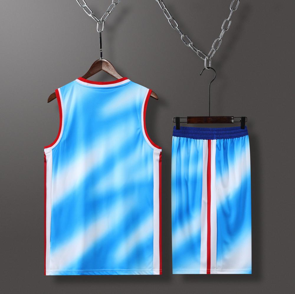 Nets basketball uniform blue suit（Customizable name and number）