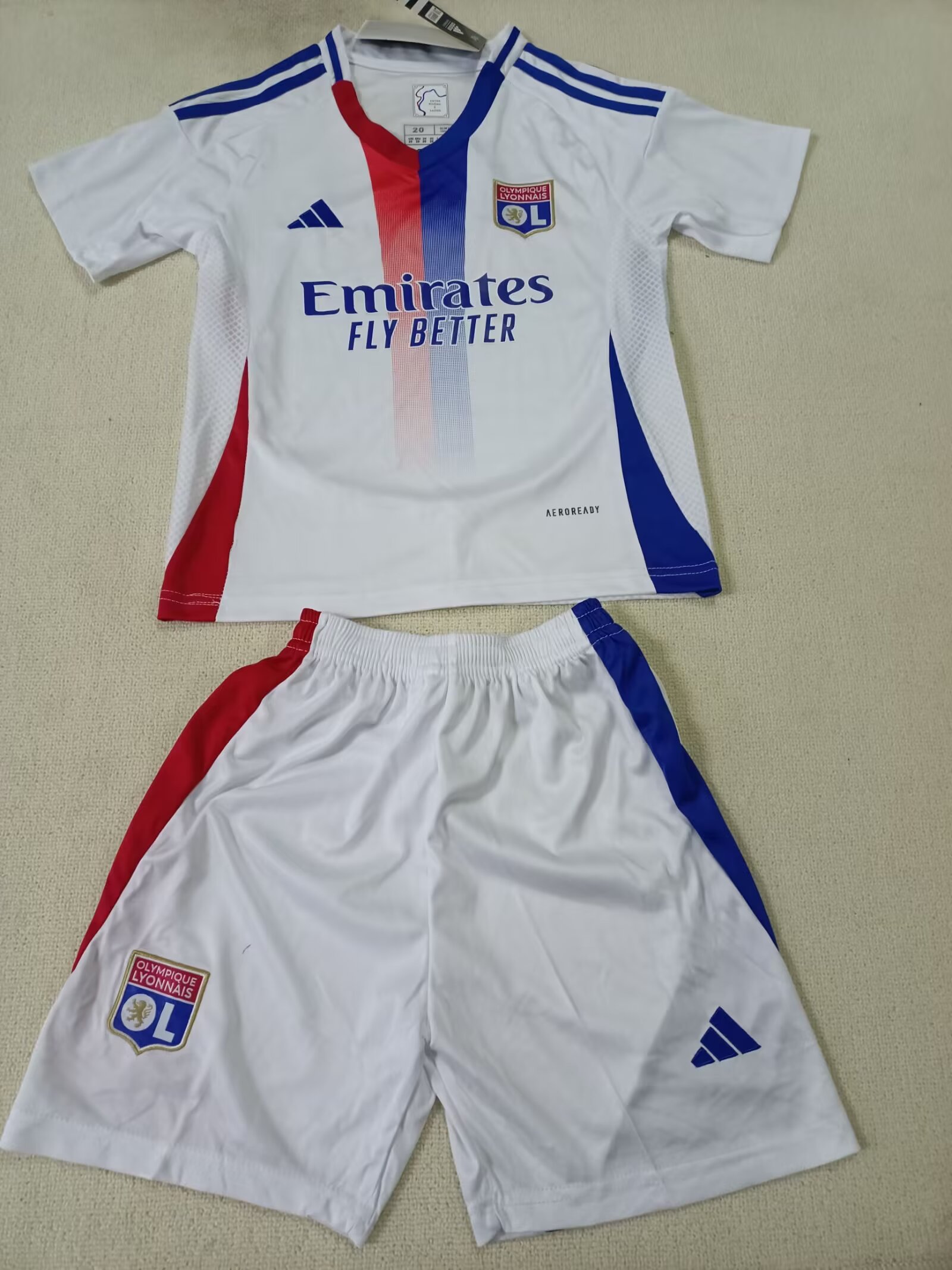 2024/25 Lyon Home Jersey for Kids 1:1 Thai Quality
