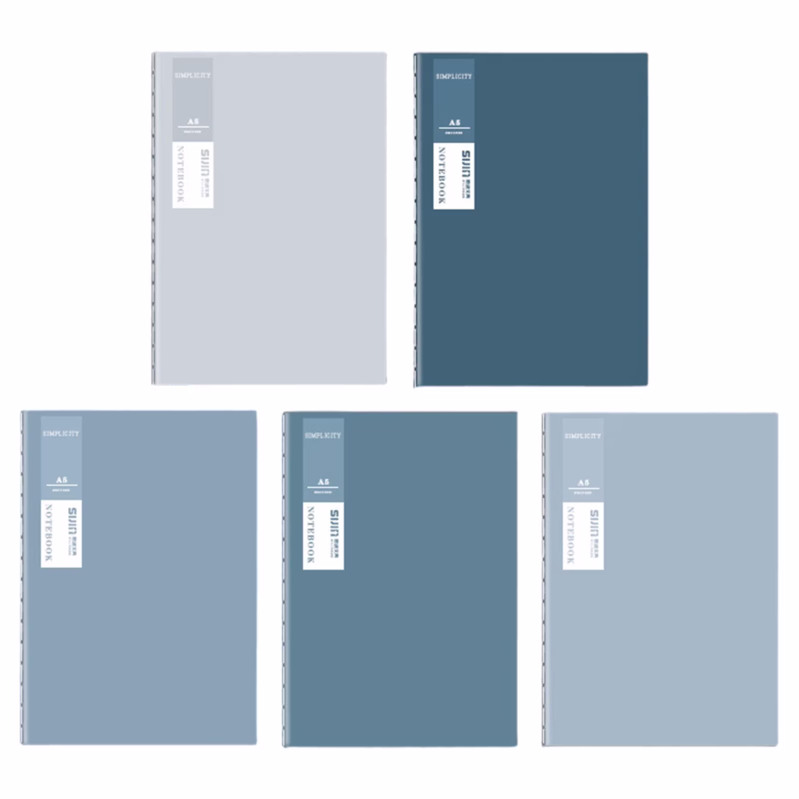 1 Pcs A5 Notebooks Bulk,8.15 x 5.5 Inches Lined Paper Journaling Notebooks,Soft Cover Journal for Note Taking & Work,Journal Notebooks for Business Travel & Office Supplies,Random Color
