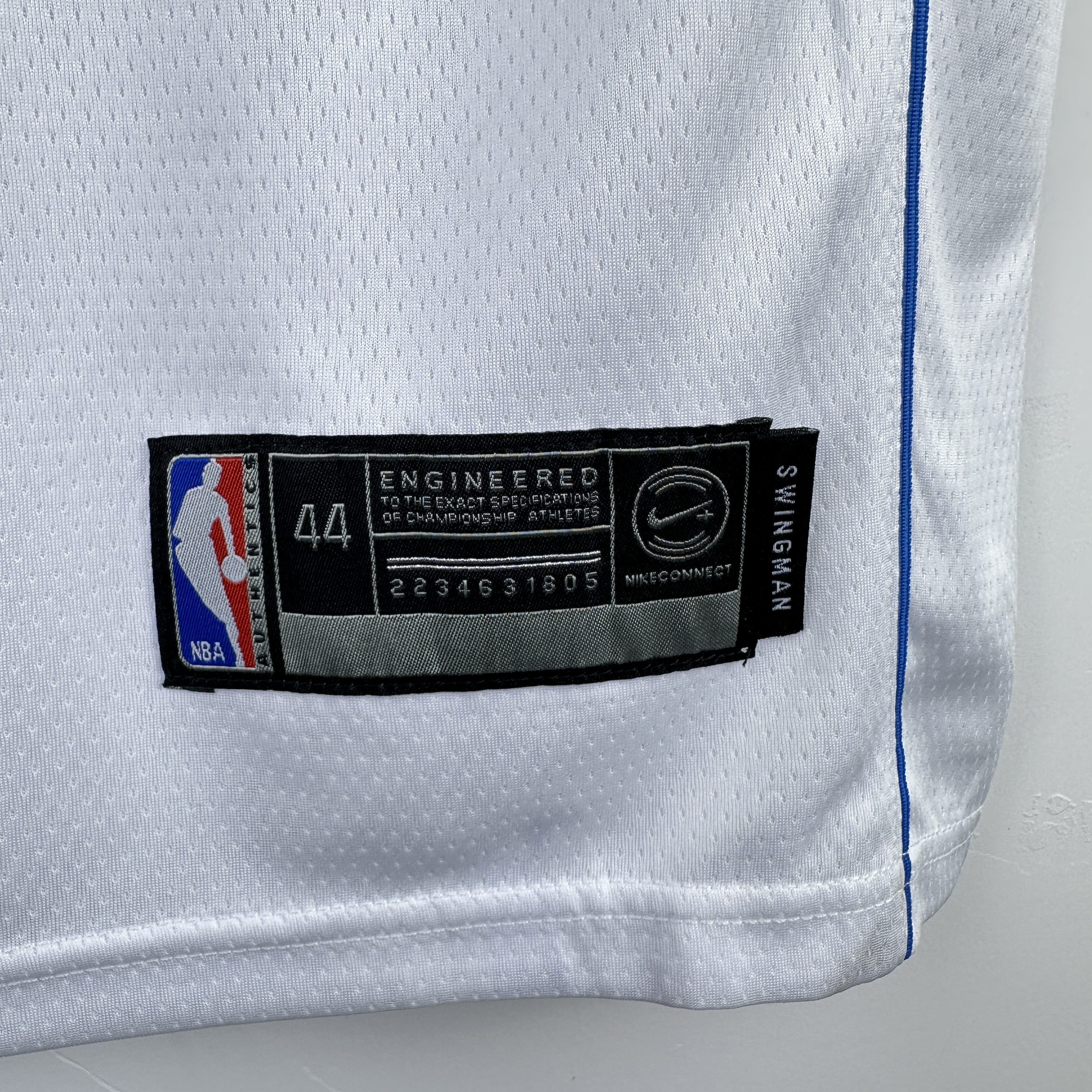 Embroidery Mavericks White No. 77 Doncic