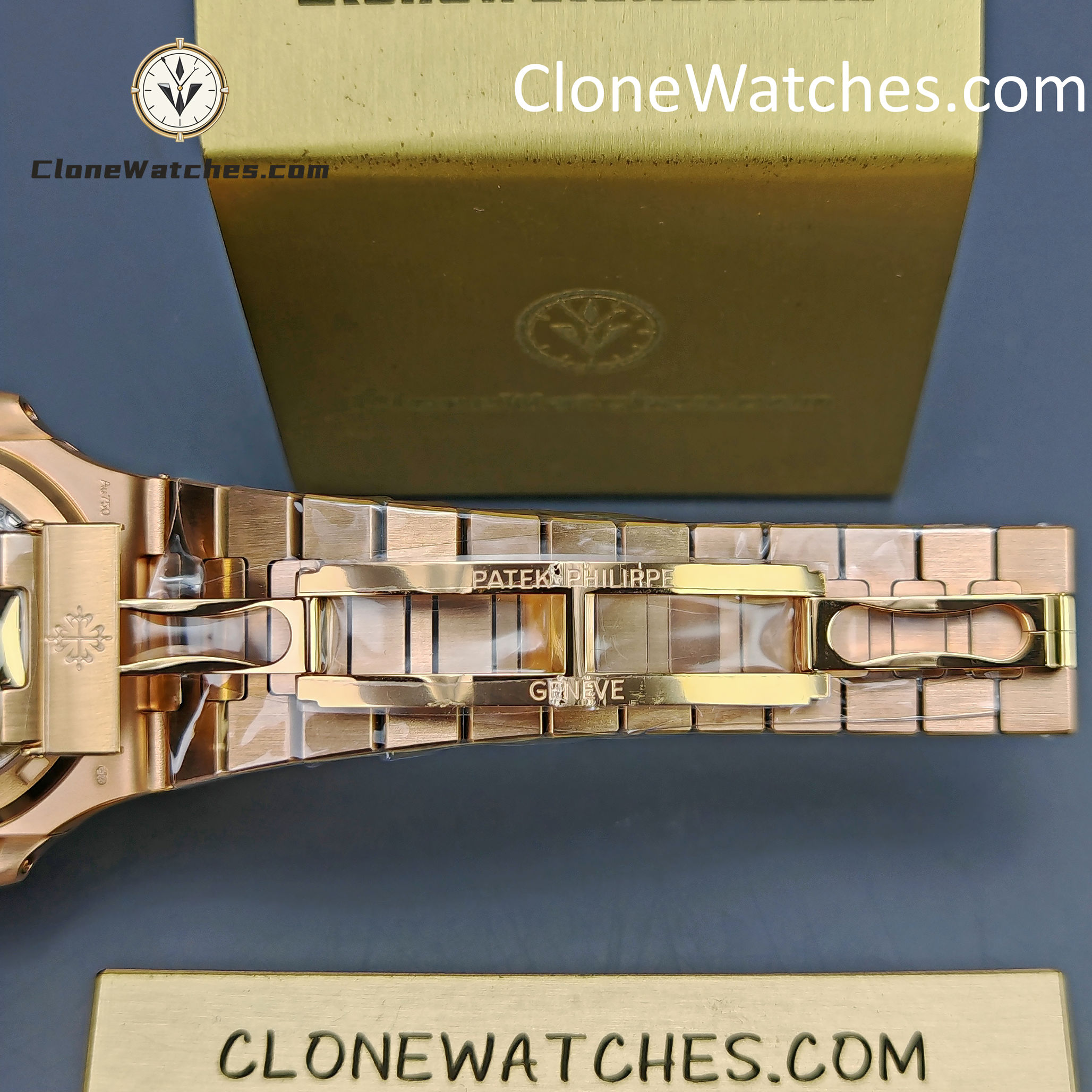 Patek Philippe Super Clone Watches 1:1 Nautilus 5711 Brown Dial 18K Rose Gold