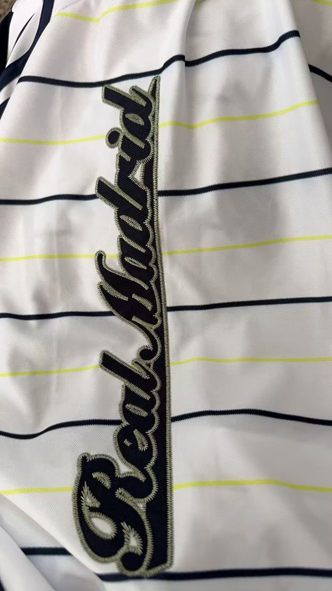 2025-26 Real Madrid Baseball Jersey White Jersey