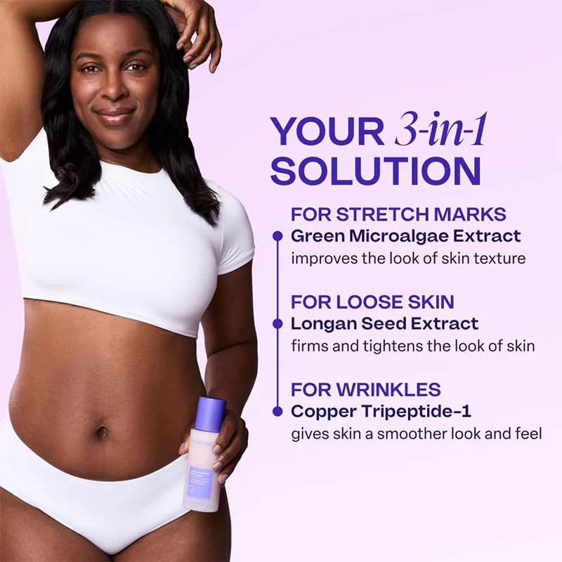 Tighten & Smooth Belly Cream, MicroTight4 Complex Body Firming Lotion for Loose Skin