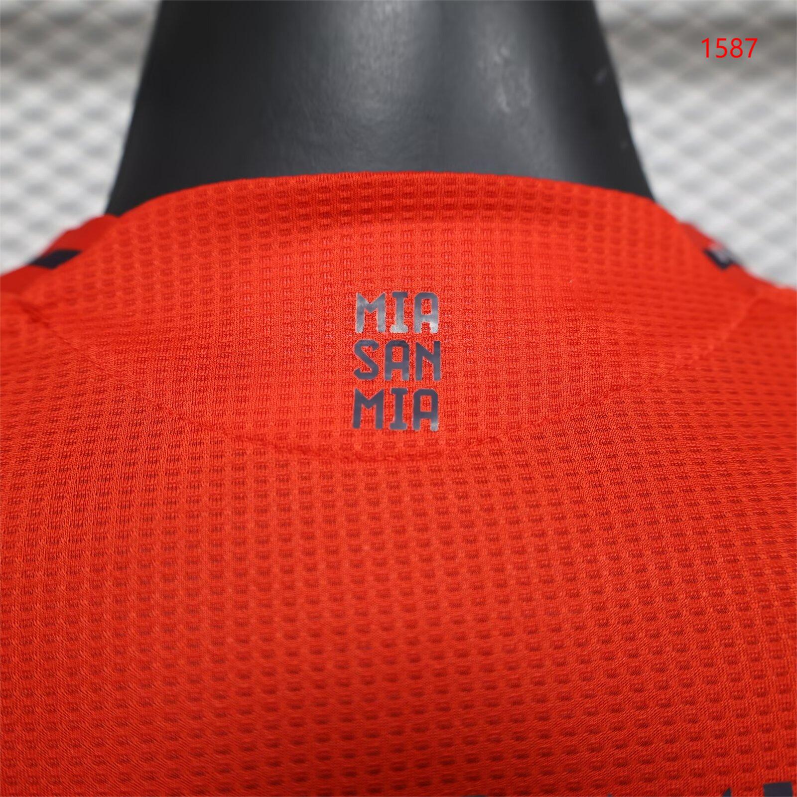 2024/25 Bayern Munich Home Long Sleeve Player Edition Jersey 1:1 Thai Quality