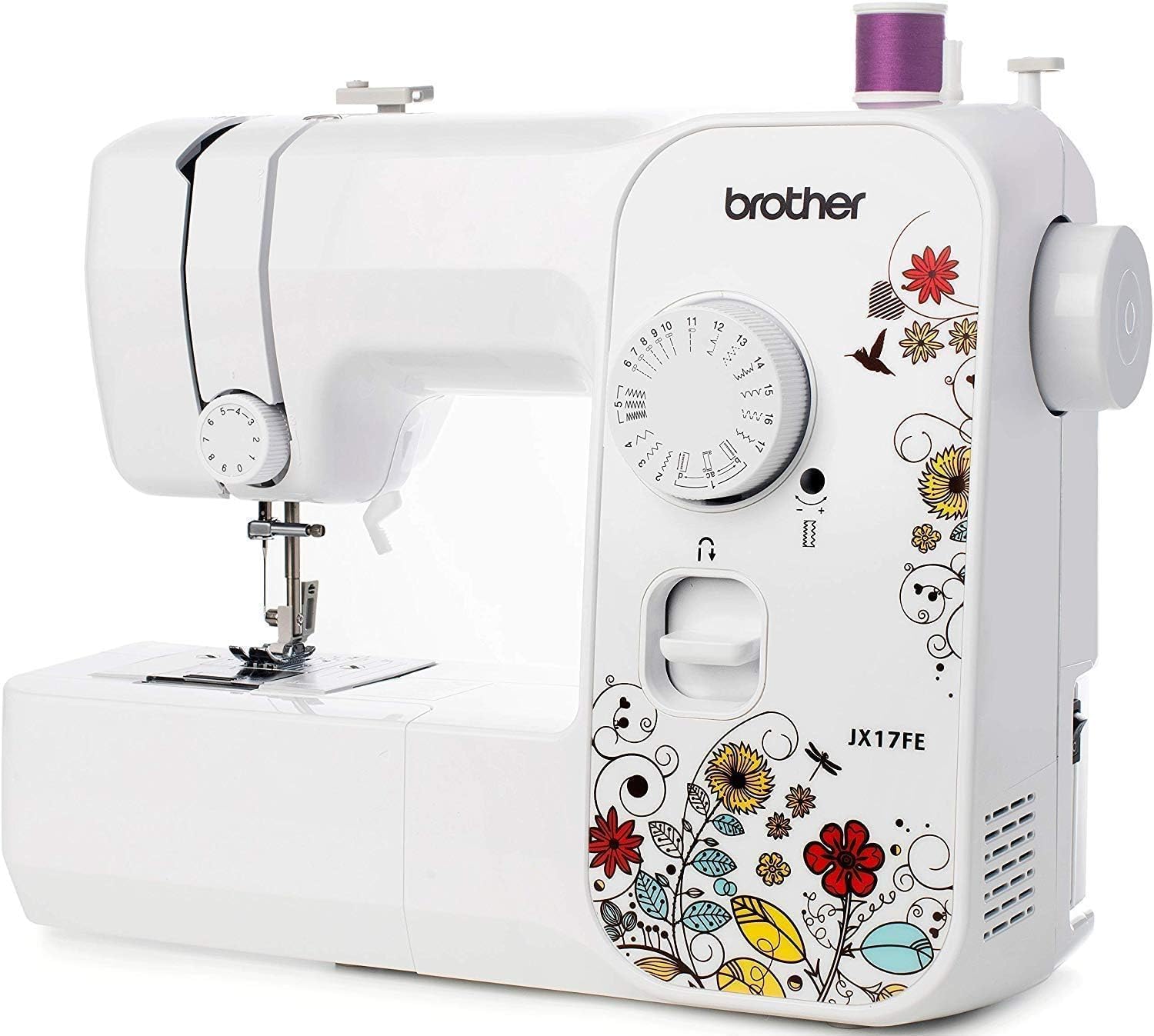 Machine à coudre débutant 17 points avec table extension et sac