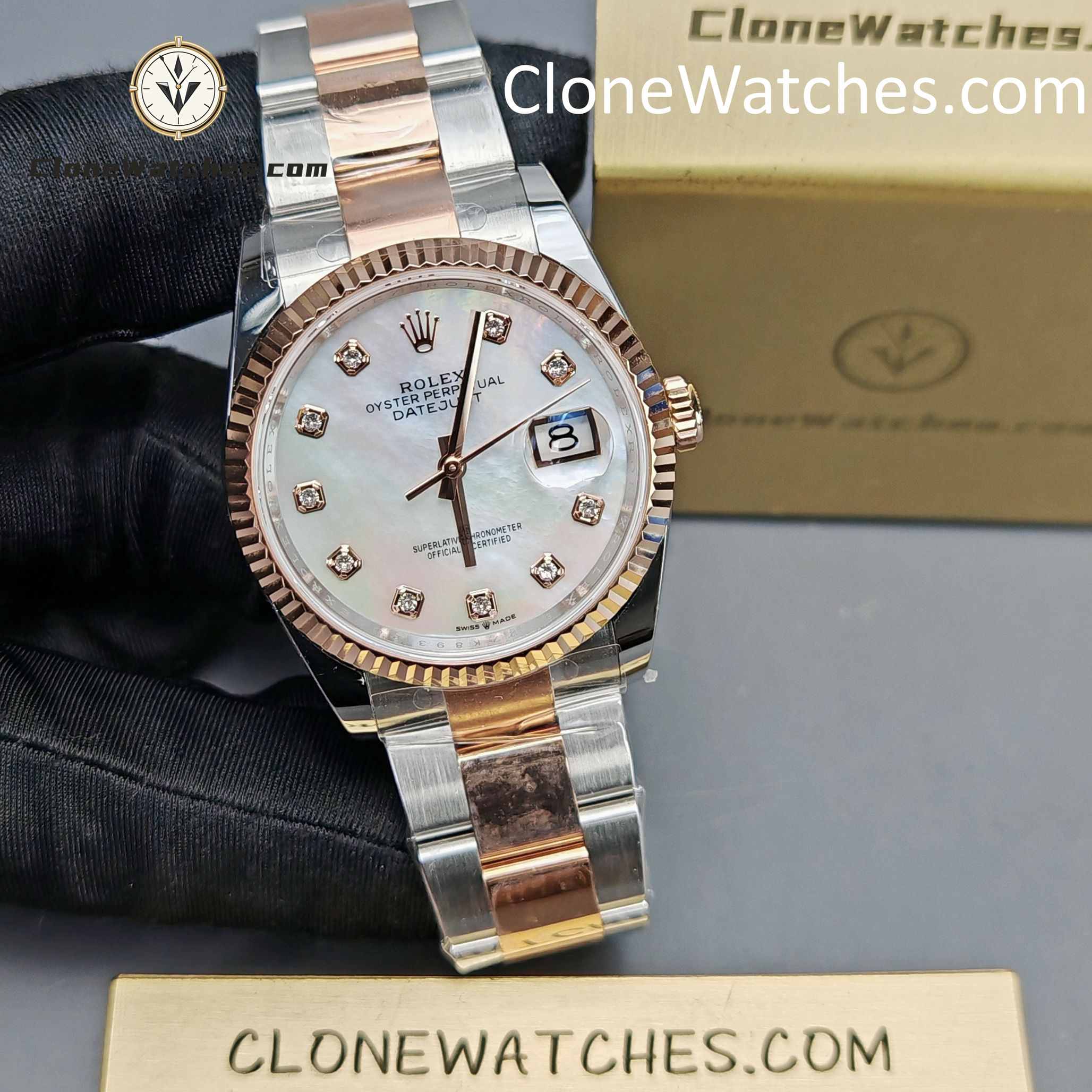 Rolex Super Clone Watch 1:1 DateJust m126231-0022 Oyster 36MM 3235 Movement
