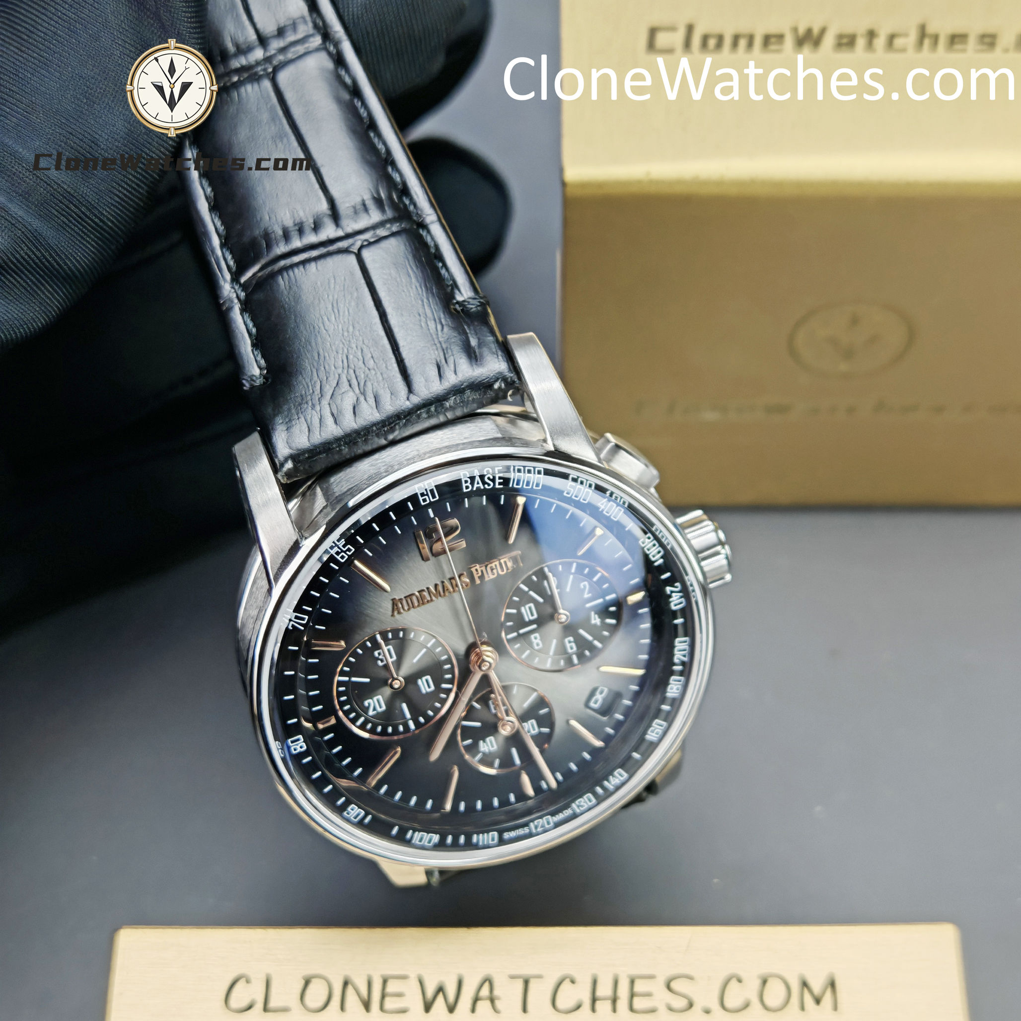 Audemars Piguet Super Clone Watches 1:1 Code 11.59 Smoky Gey Dial 26393CR 41mm