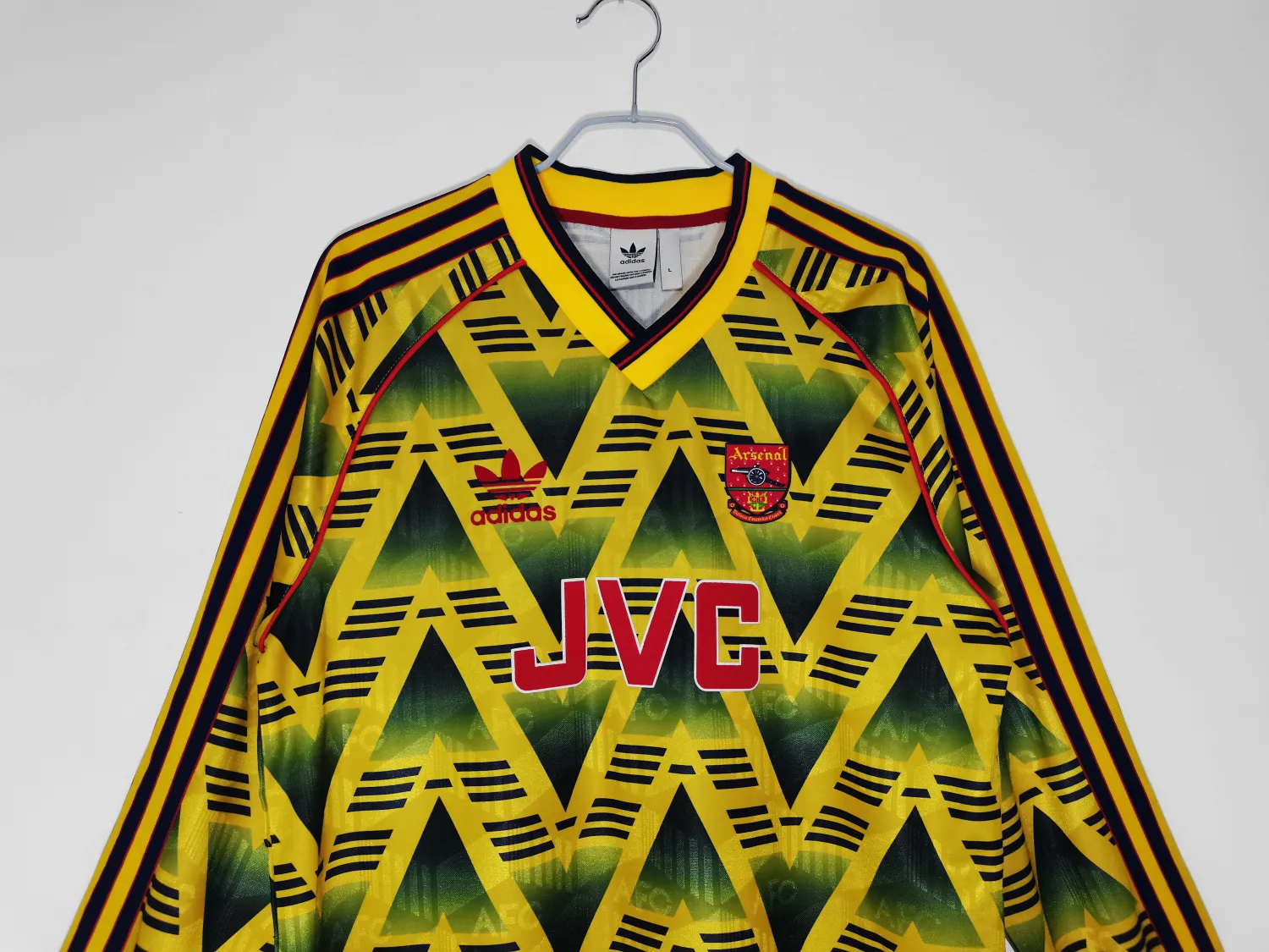 1991-1993 Arsenal Away Long Sleeve Retro Jersey - Fans Edition