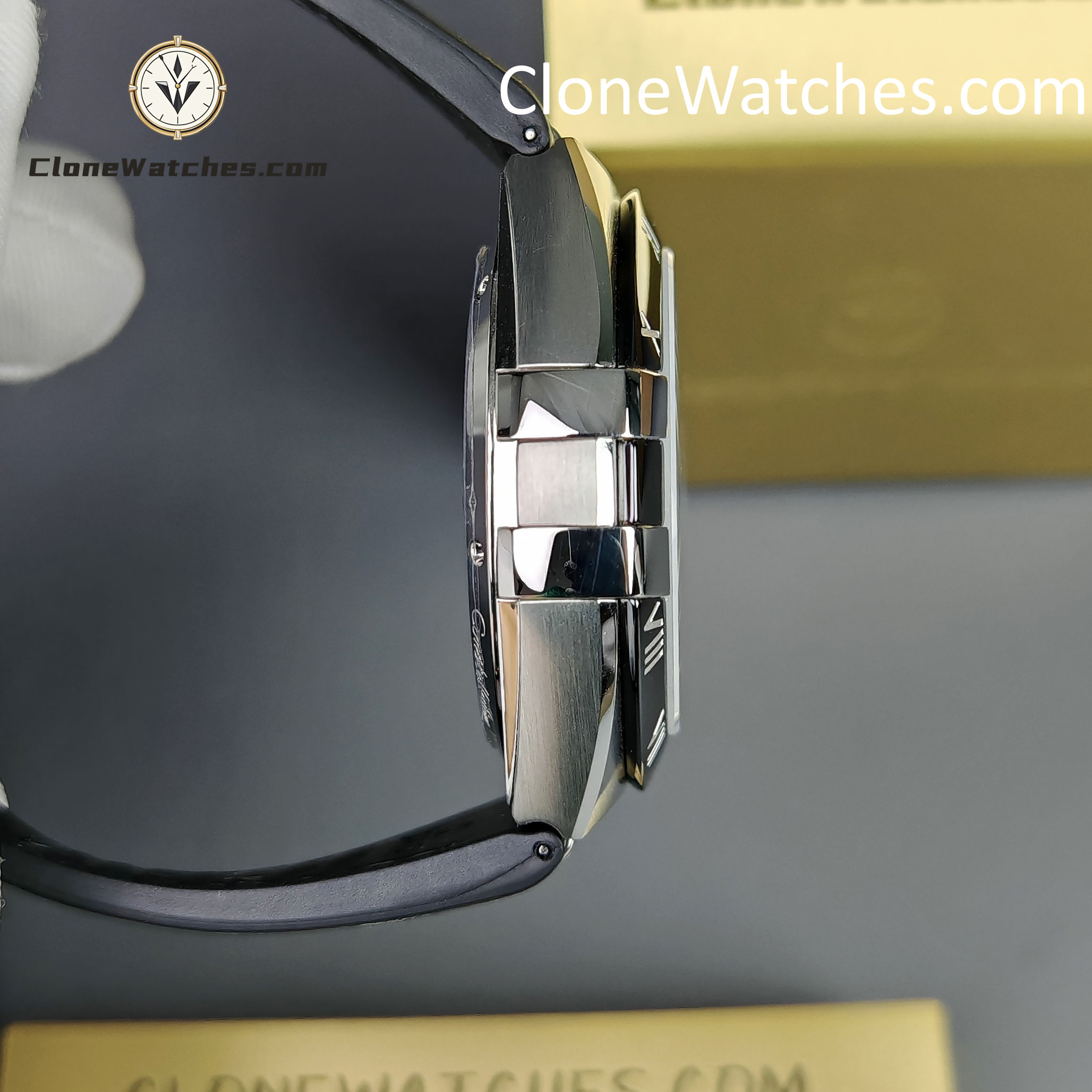 OMEGA Super Clone Watches 1:1 Constellation steel on leather strap 131.33.41.21.01.001 41mm