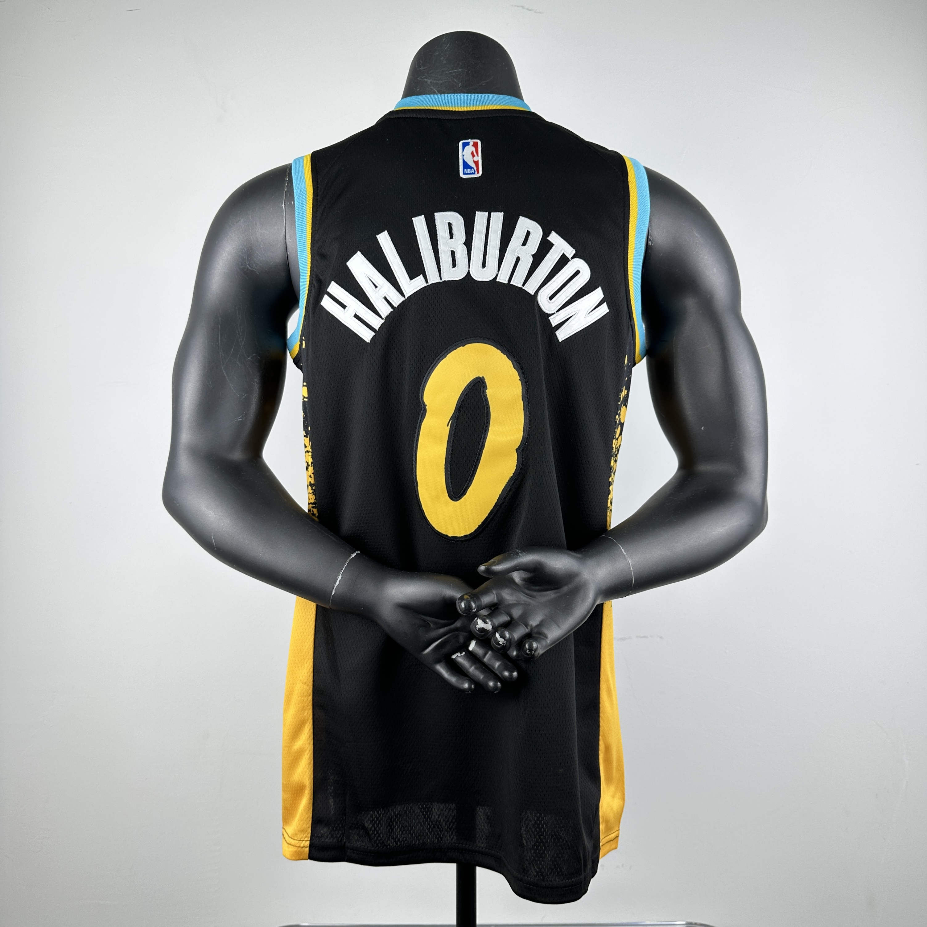 Embroidery 24 season Pacers City Edition No. 0 Haliburton