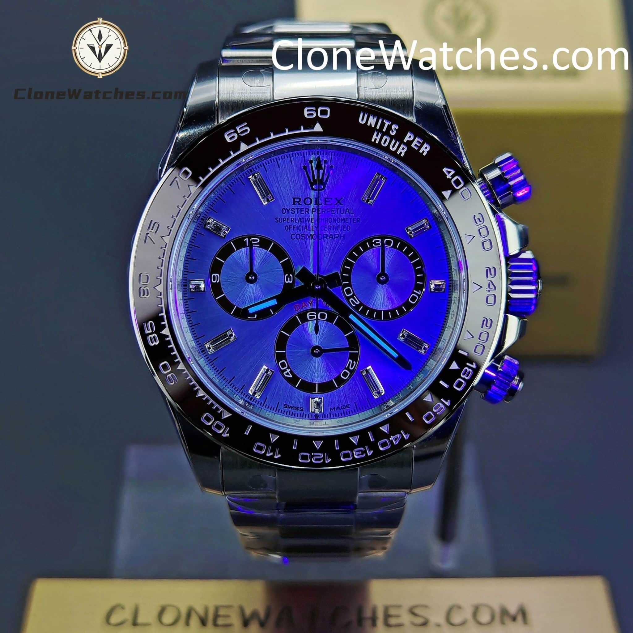 Rolex Super Clone Watches 1:1 ICE BLUE Daytona M126506-0002 4131 Movement