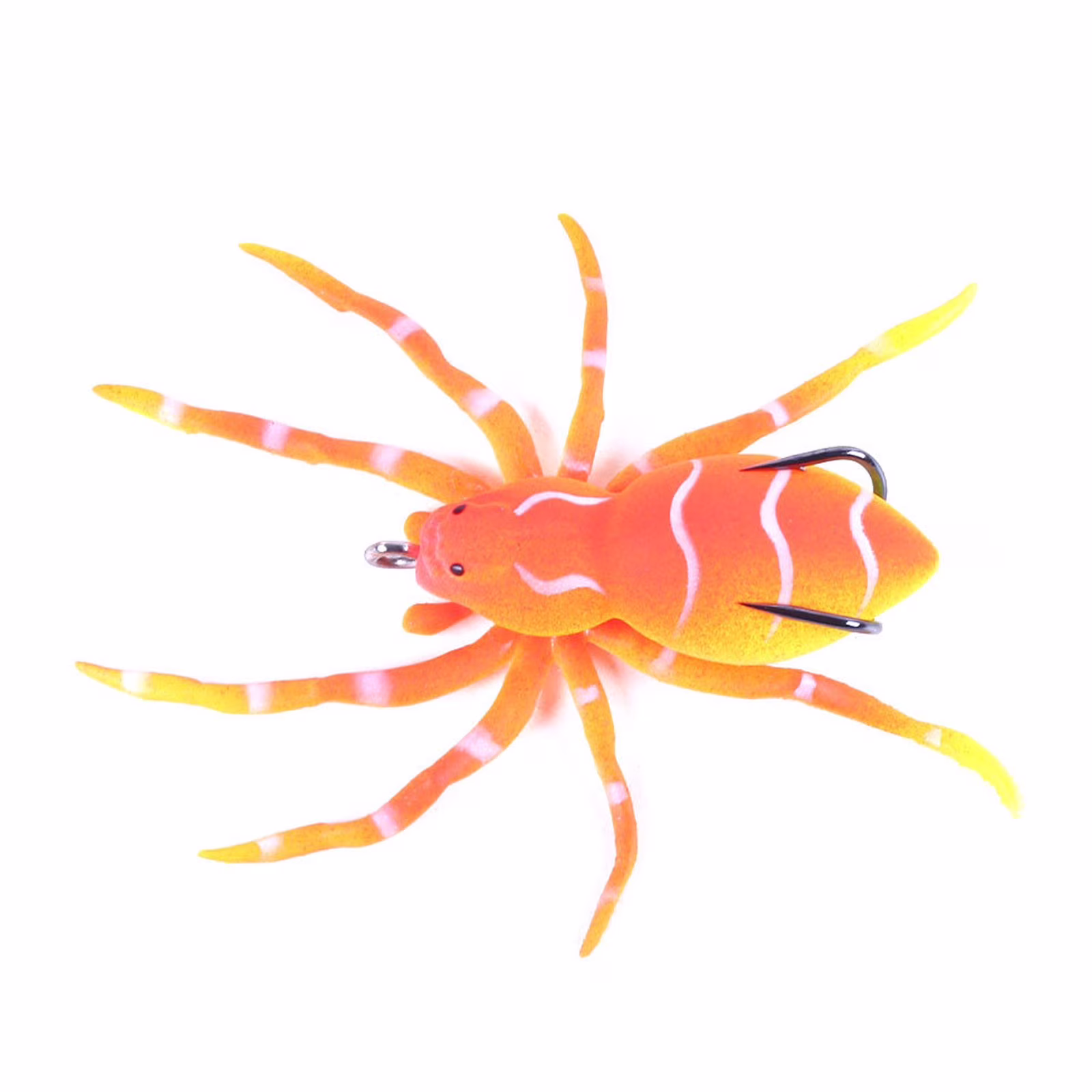fishing gear, fishing lures fishing baits, Enhanced Fishing Bait With Hook Complete Tackle Kit Saltwater Fishing Enhancements Realistic Spider, Yellow